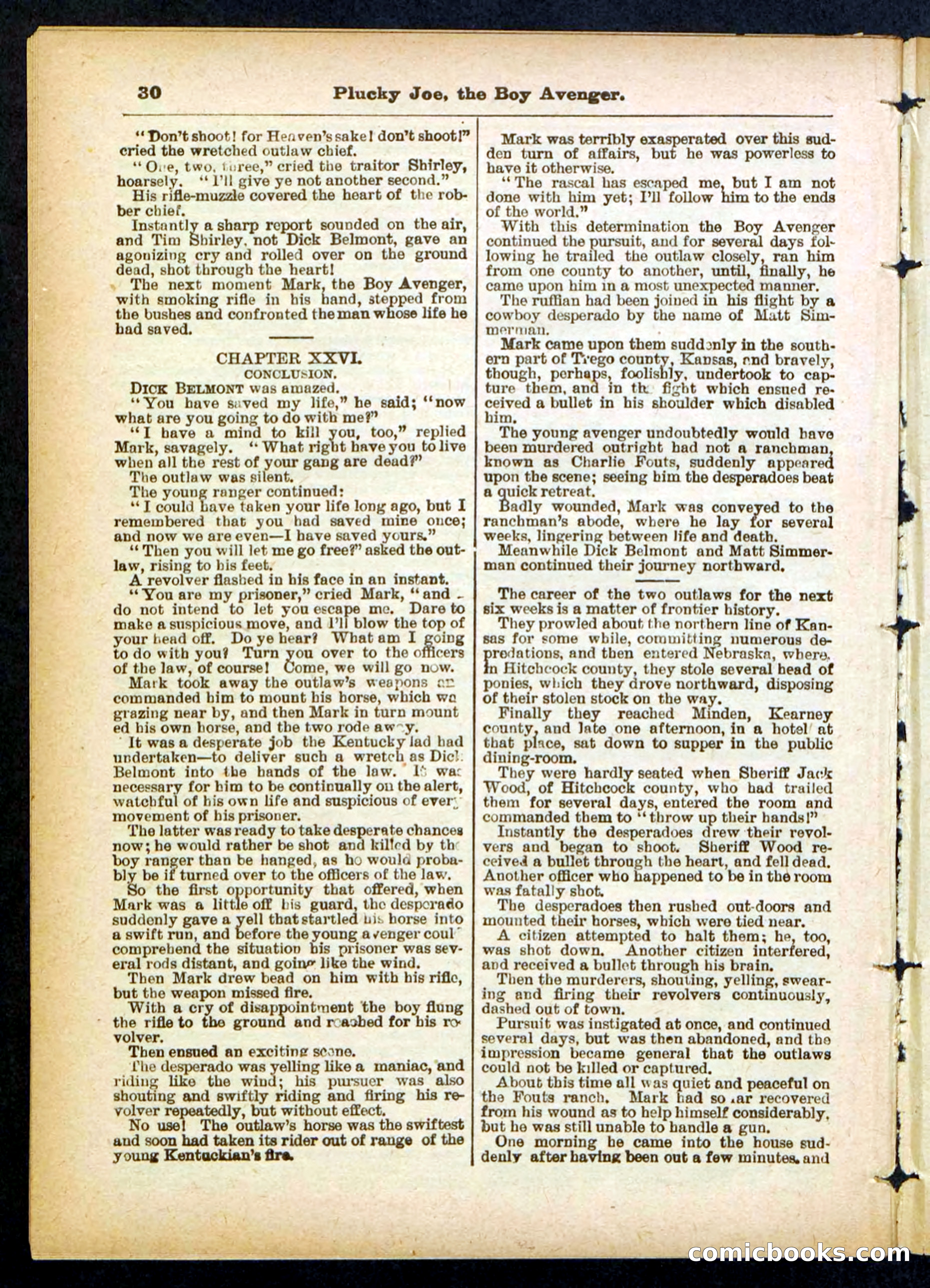 Beadle's Pocket Library No. 414 — page 30 of 32