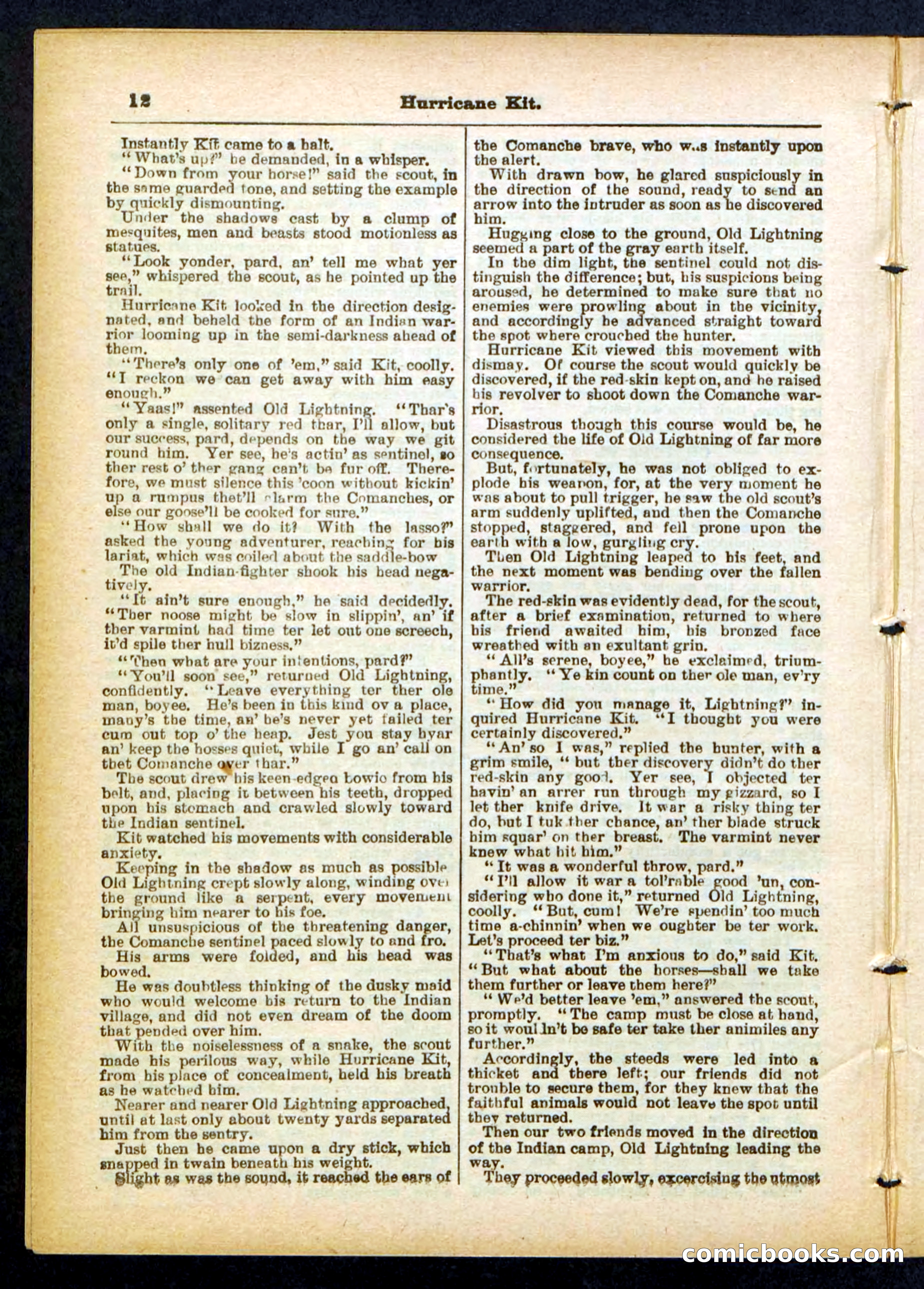 Panther Dick's Death-Leap — page 12 of 32