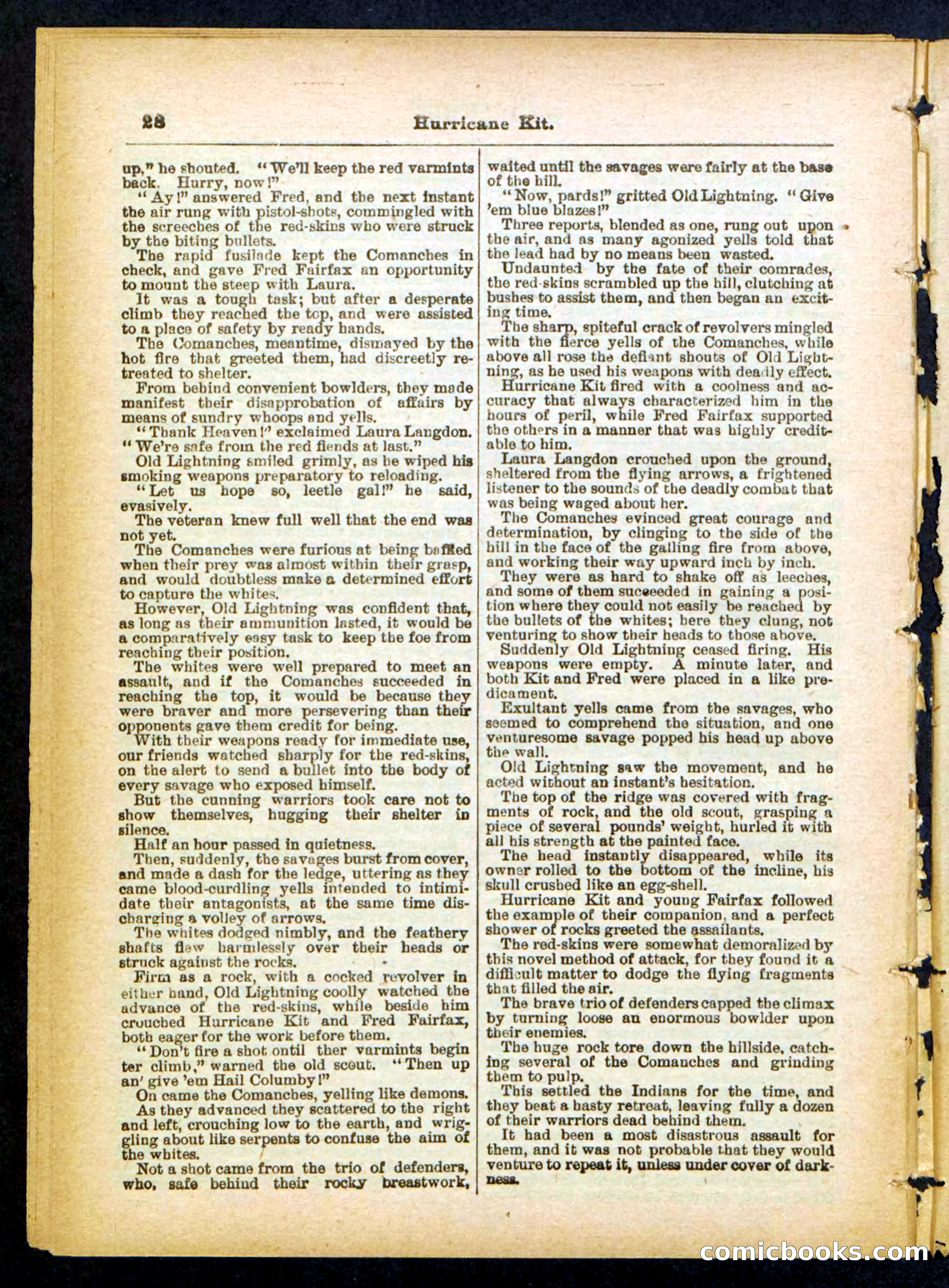 Panther Dick's Death-Leap — page 28 of 32