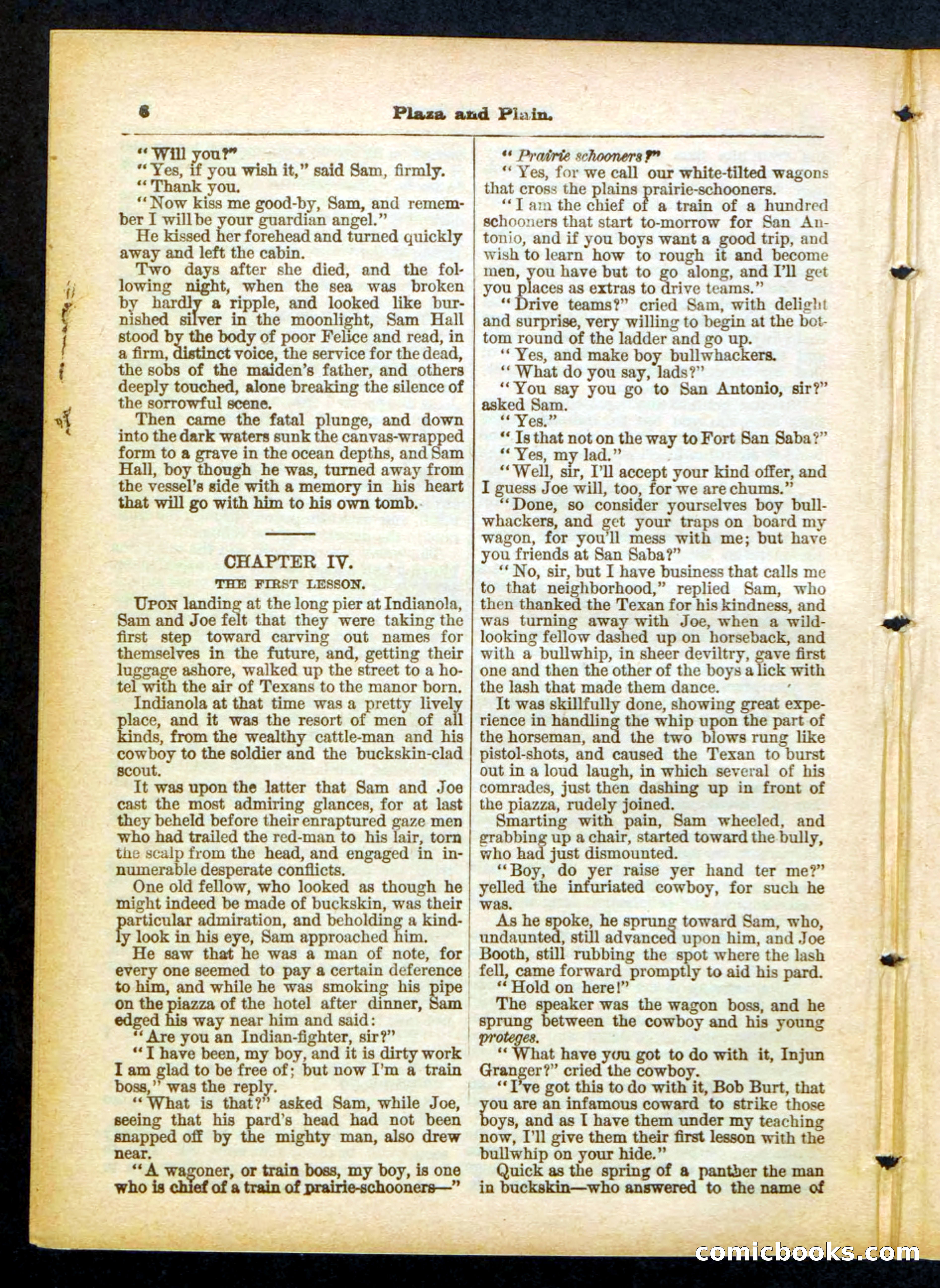 Beadle's Pocket Library No. 418 — page 6 of 32