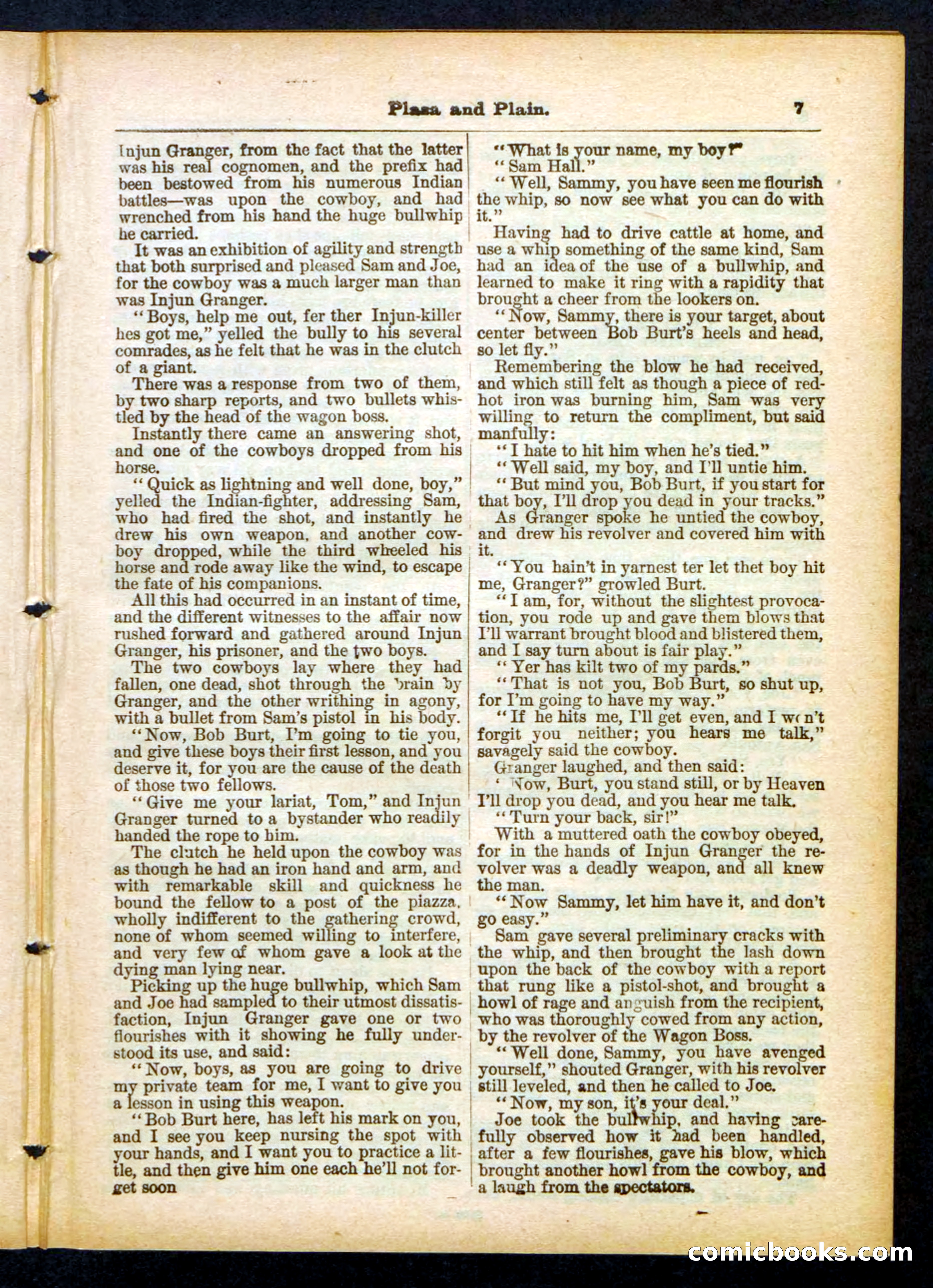 Beadle's Pocket Library No. 418 — page 7 of 32