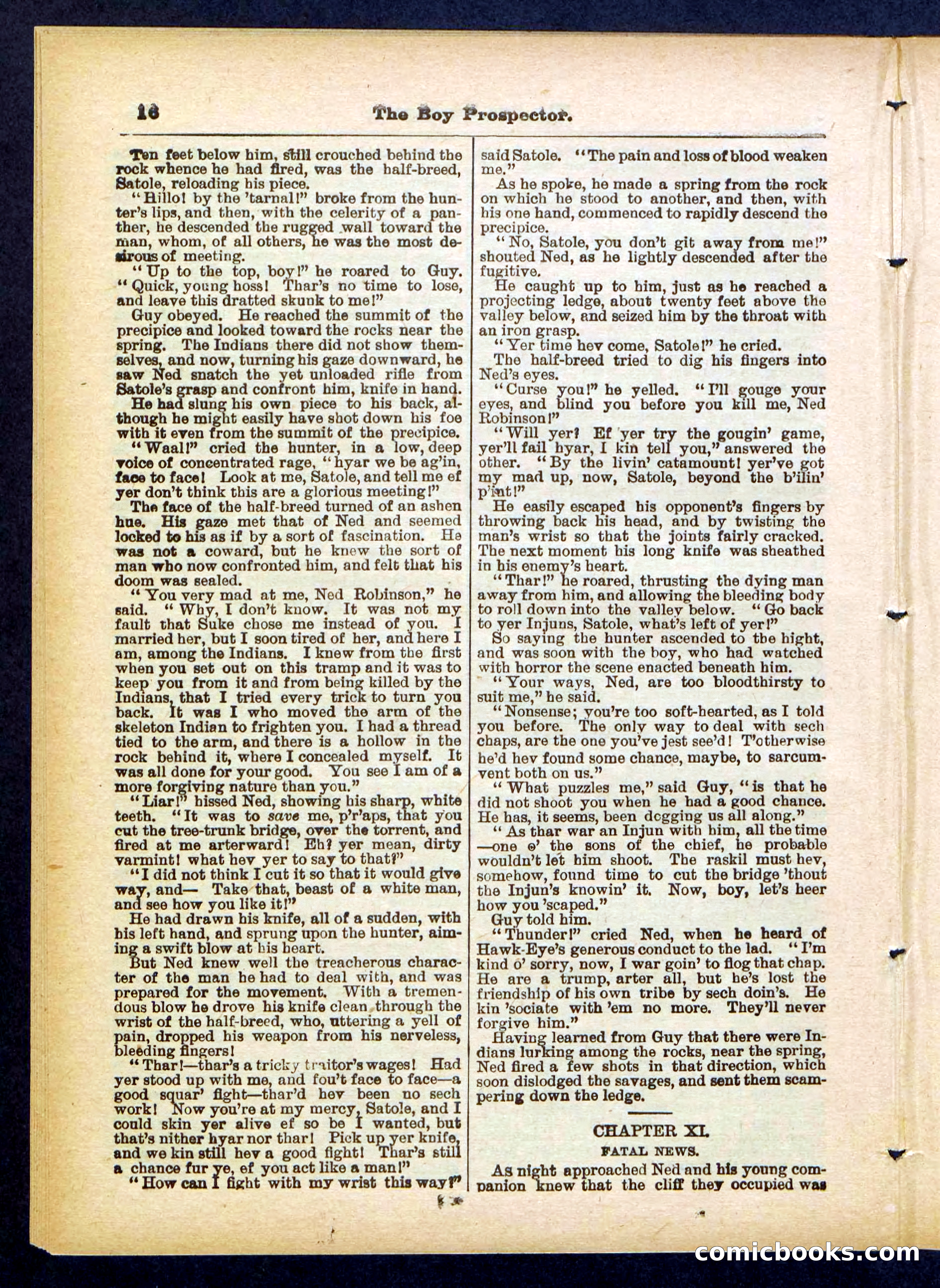 Beadle's Pocket Library No. 419 — page 16 of 32