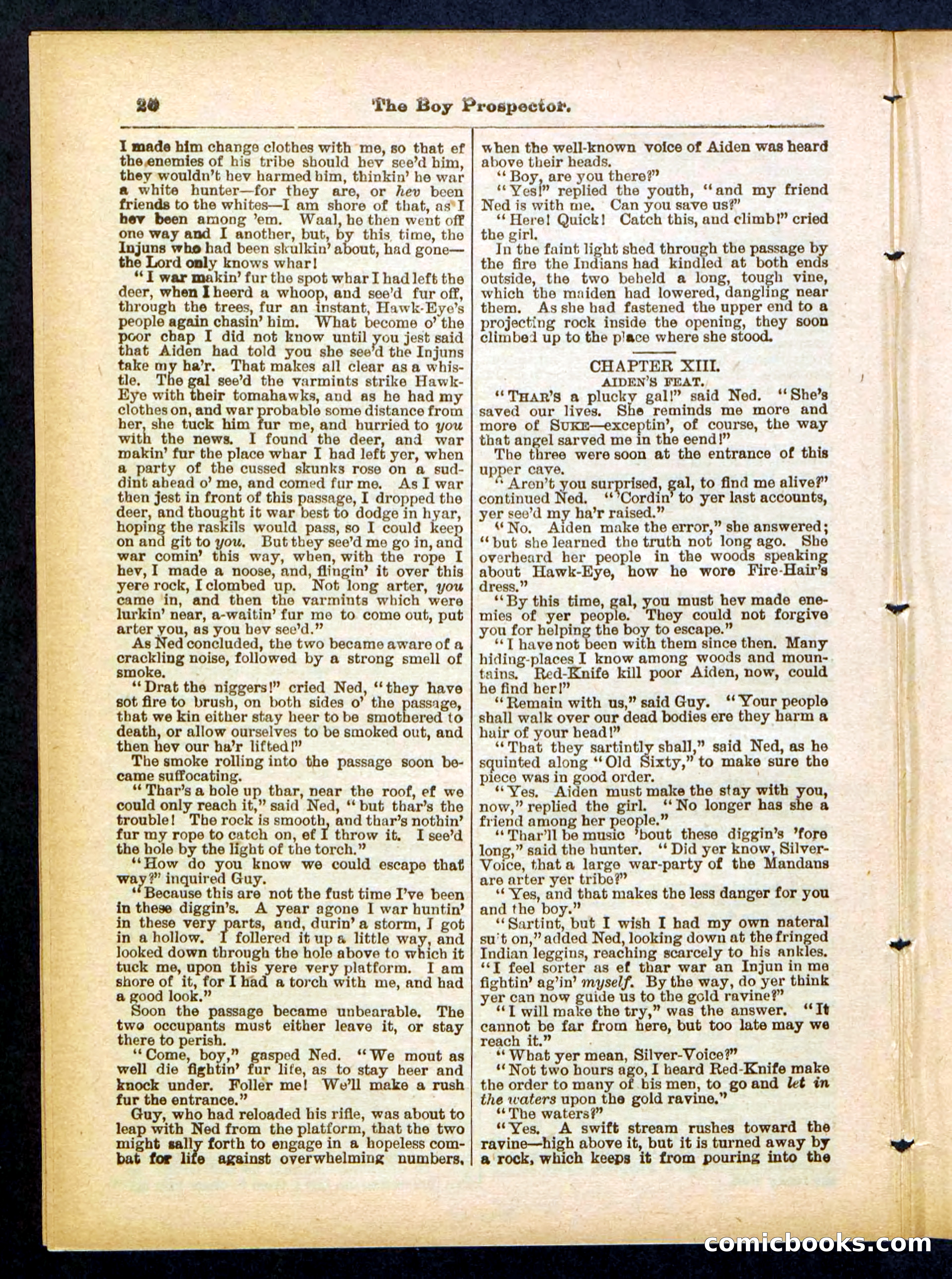 Beadle's Pocket Library No. 419 — page 20 of 32