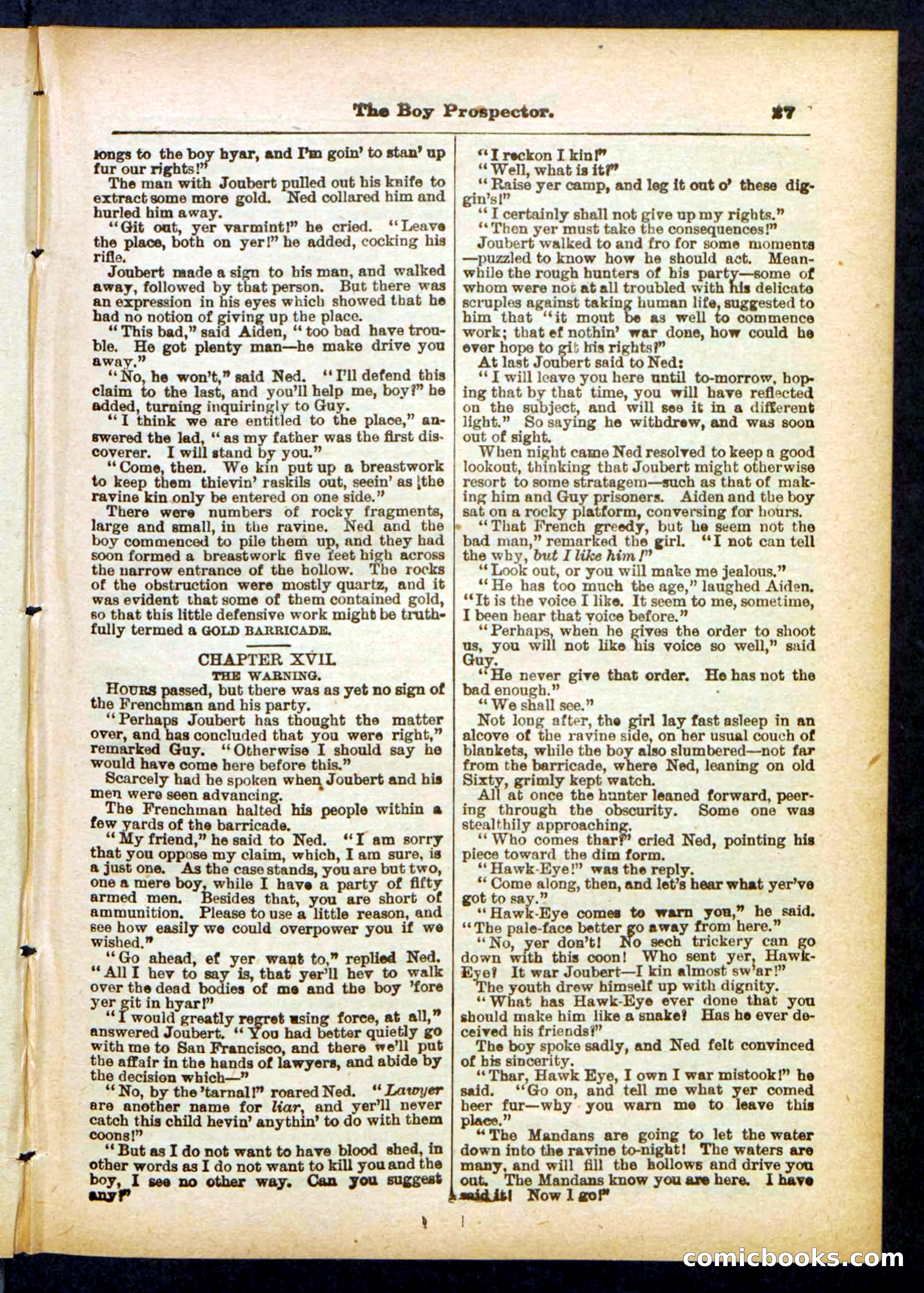 Beadle's Pocket Library No. 419 — page 27 of 32