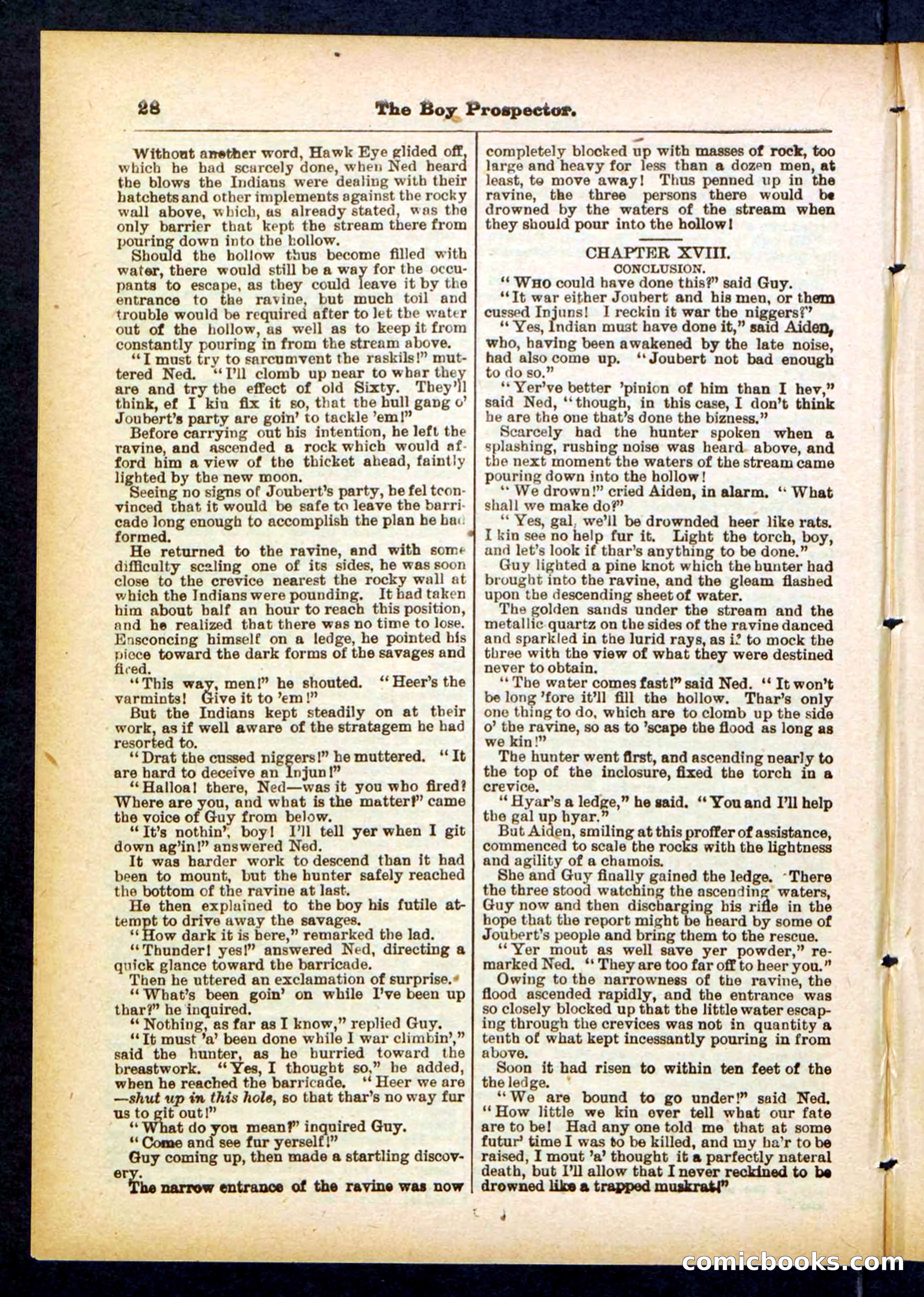 Beadle's Pocket Library No. 419 — page 28 of 32