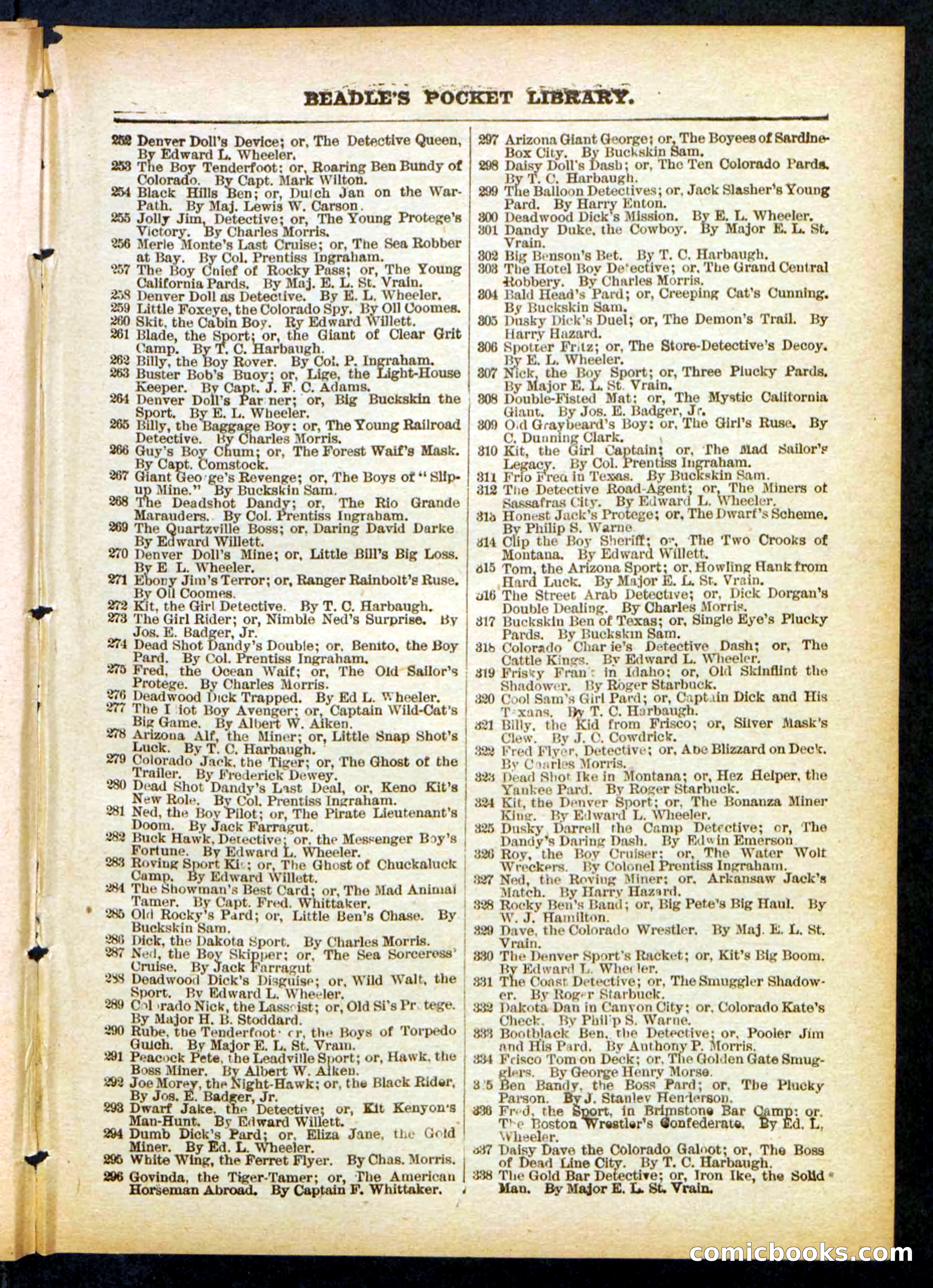 Beadle's Pocket Library No. 419 — page 31 of 32