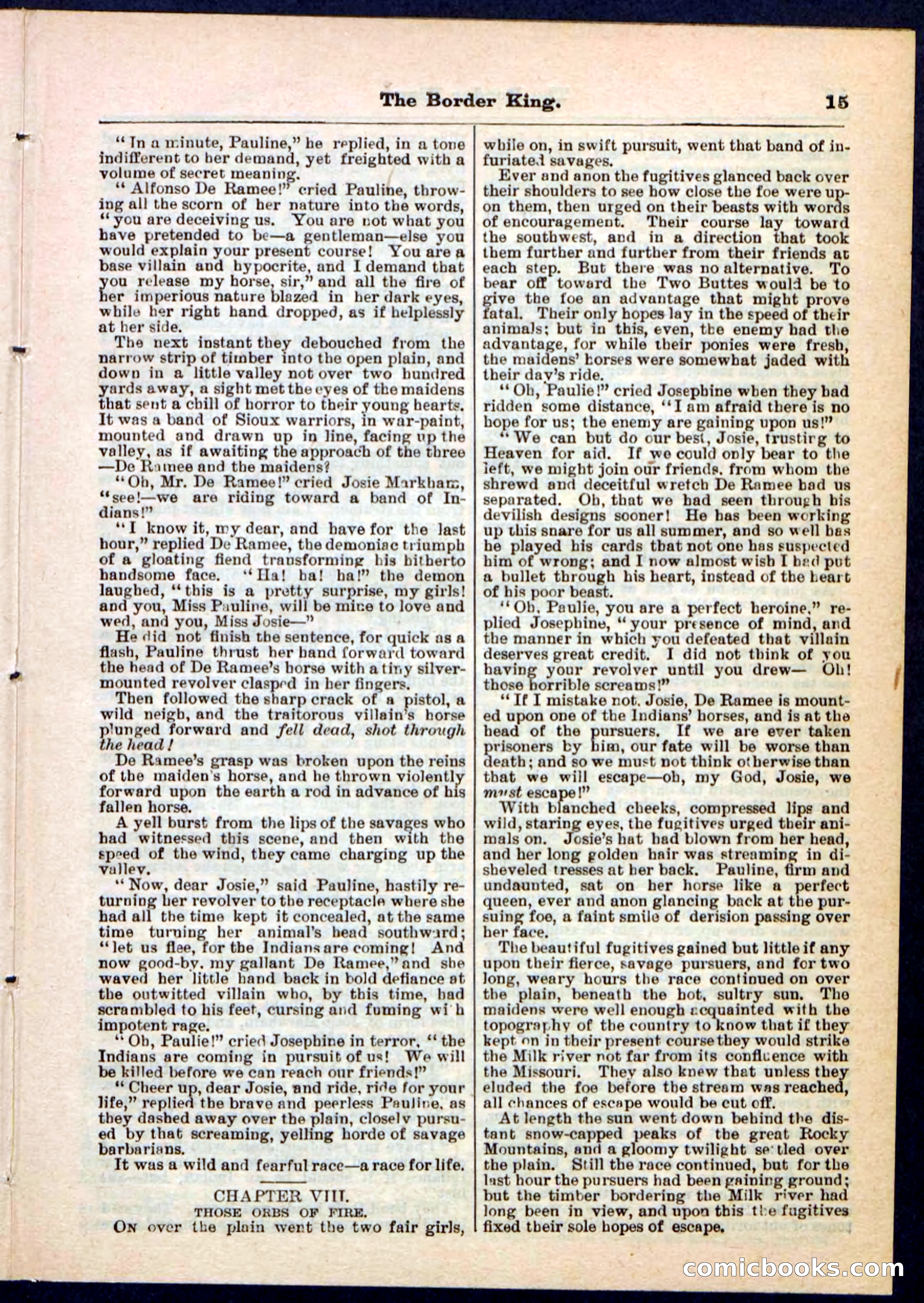 The Border King; or, The Secret Foe — page 15 of 32