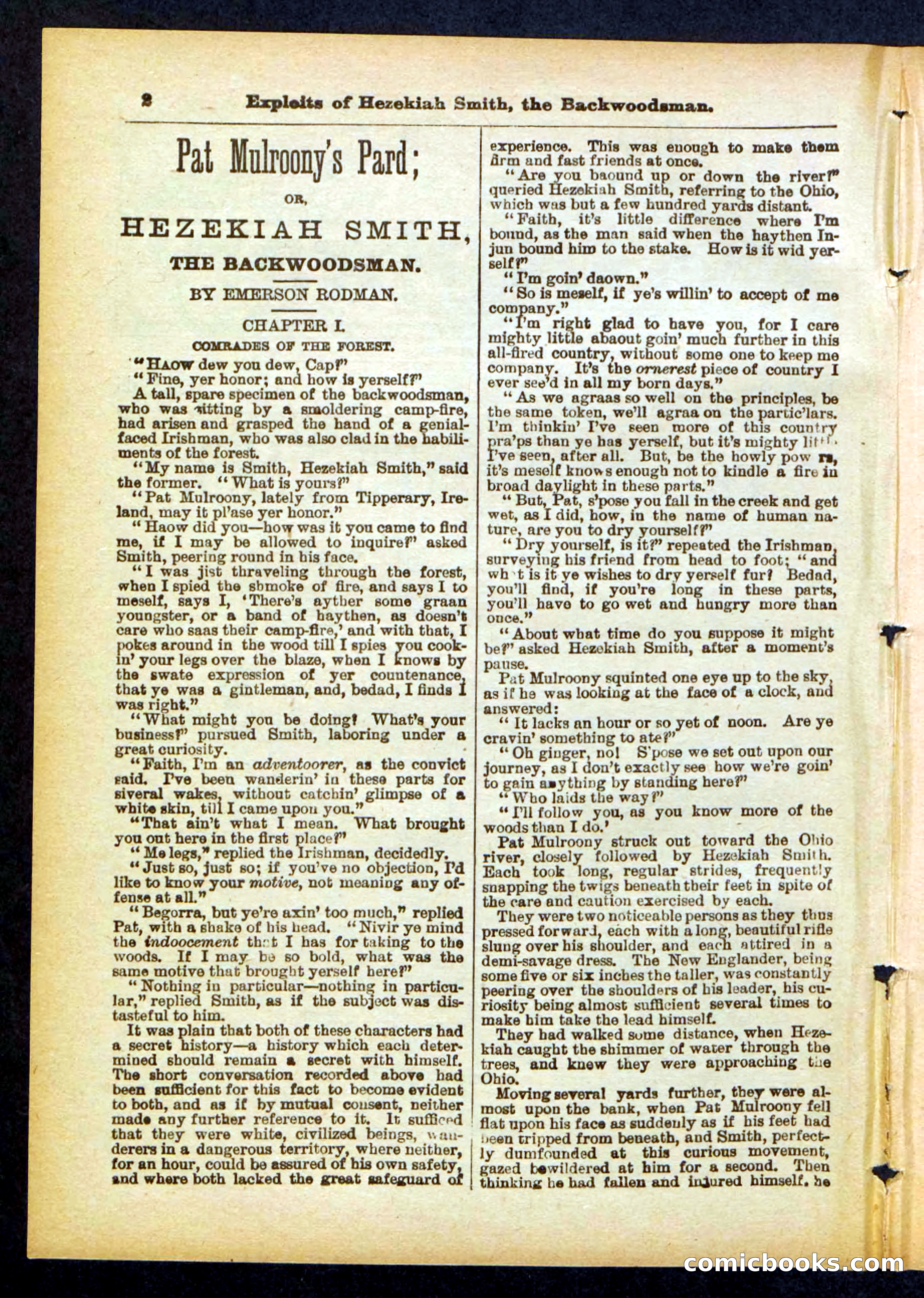 Pat Mulroony's Pard — page 2 of 32