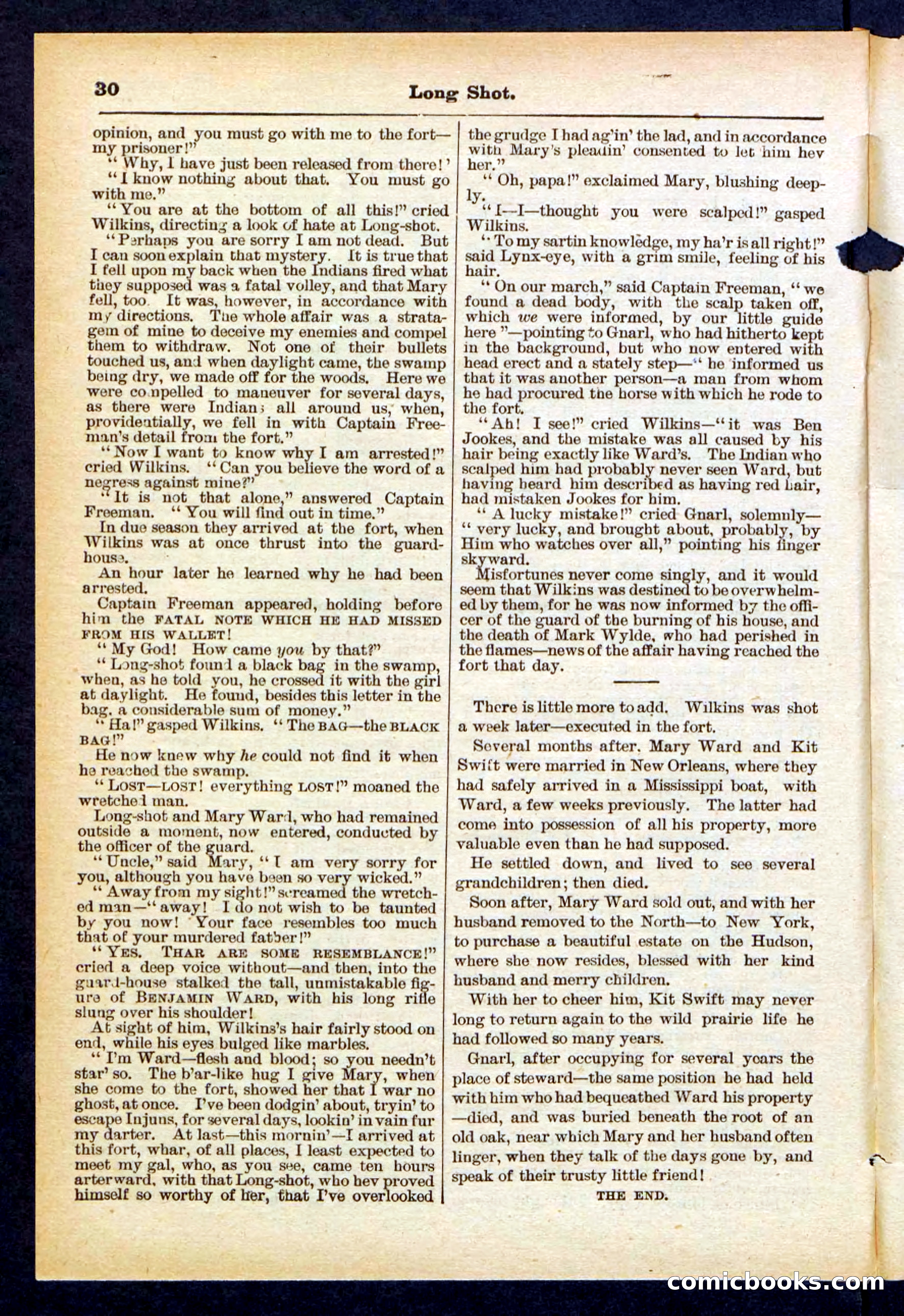 Beadle's Pocket Library No. 430 — page 30 of 32