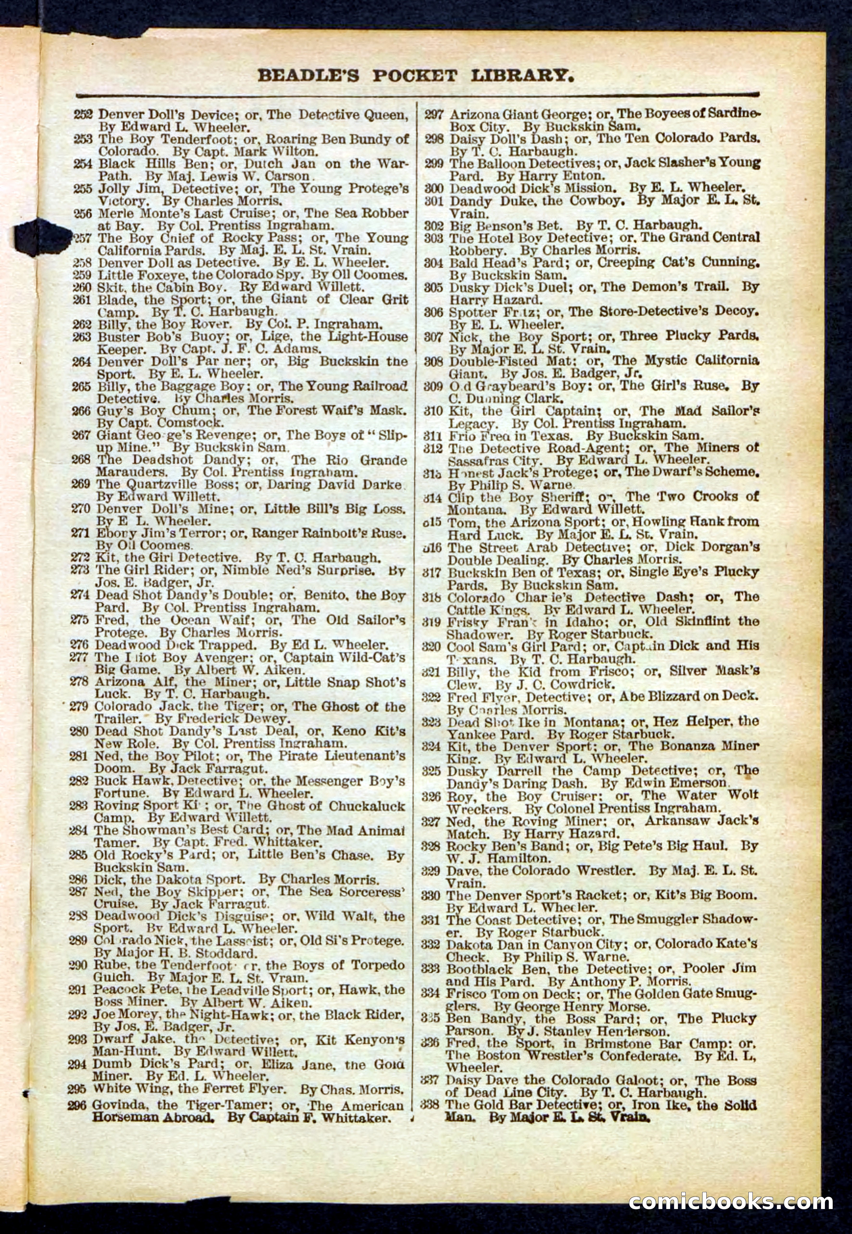 Beadle's Pocket Library No. 430 — page 31 of 32