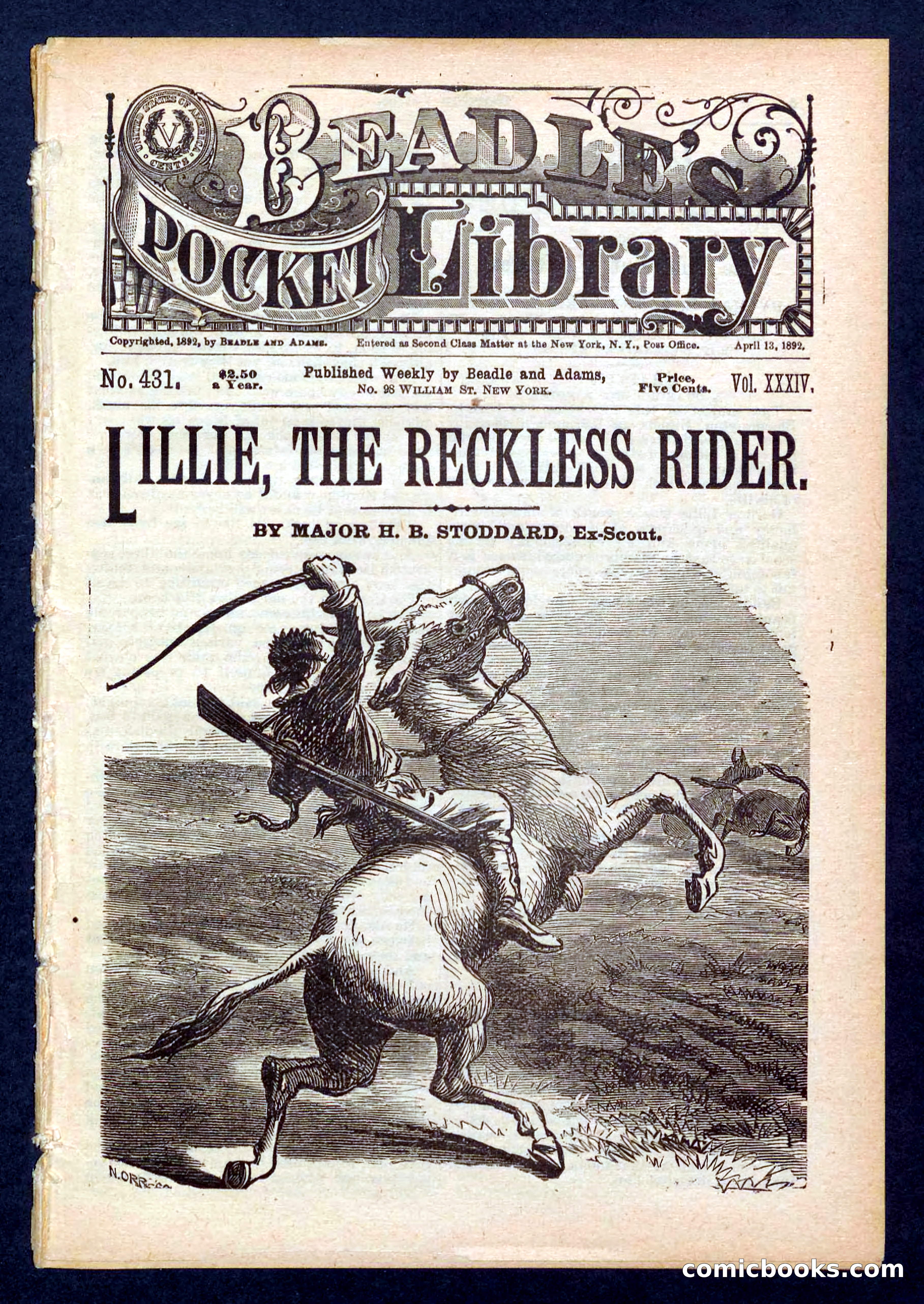 Beadle's Pocket Library No. 431