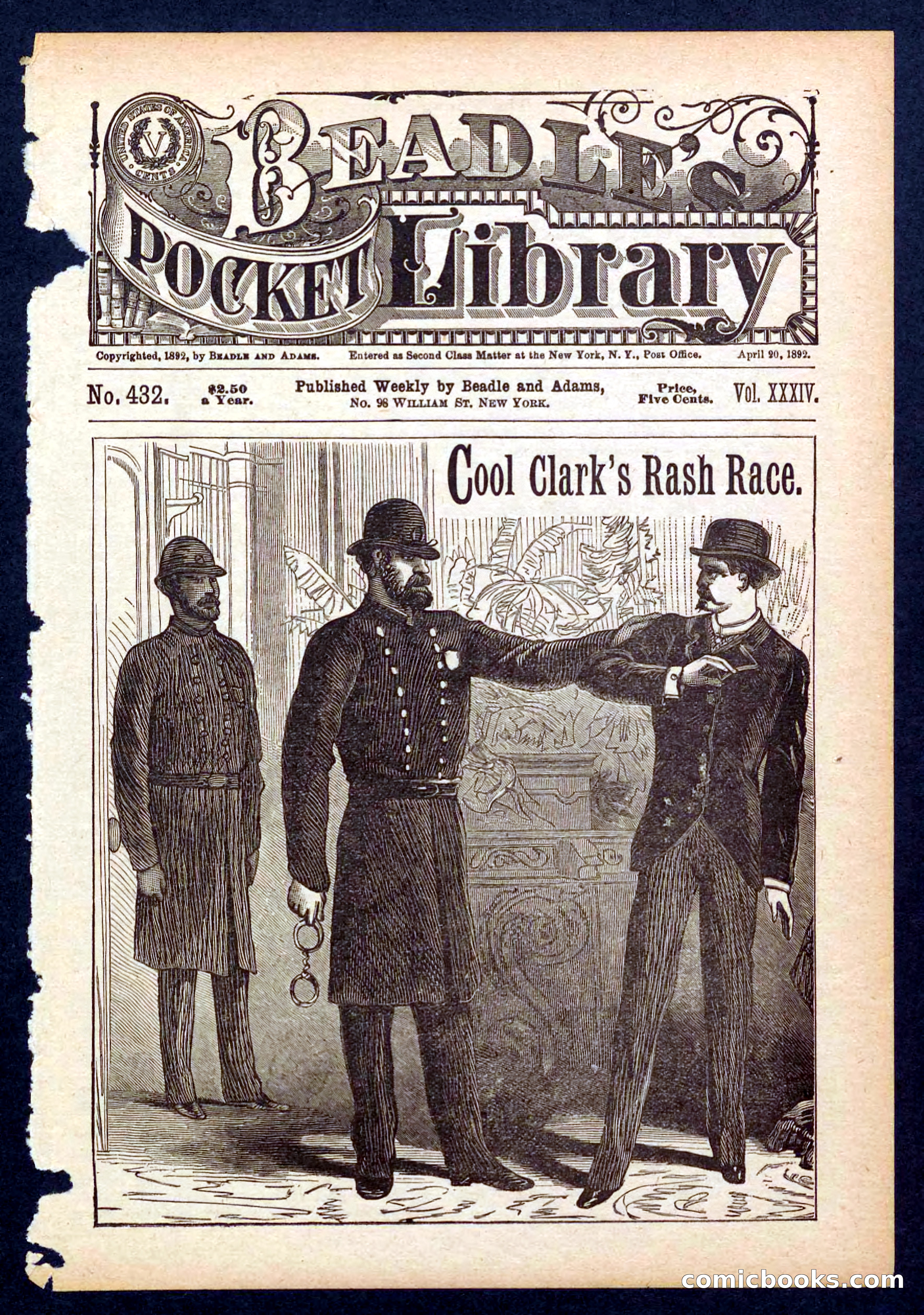 Beadle's Pocket Library No. 432