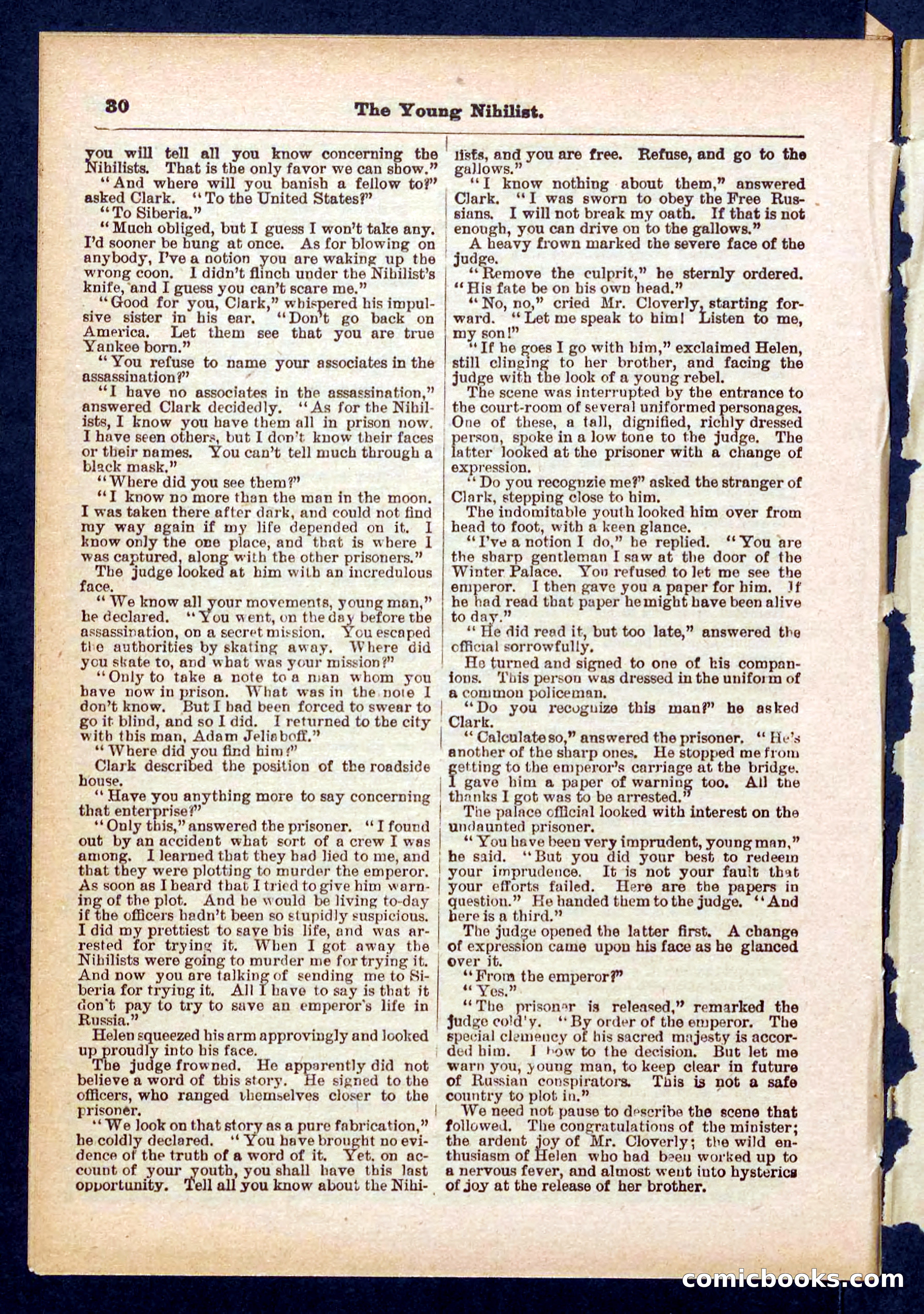 Beadle's Pocket Library No. 432 — page 30 of 32