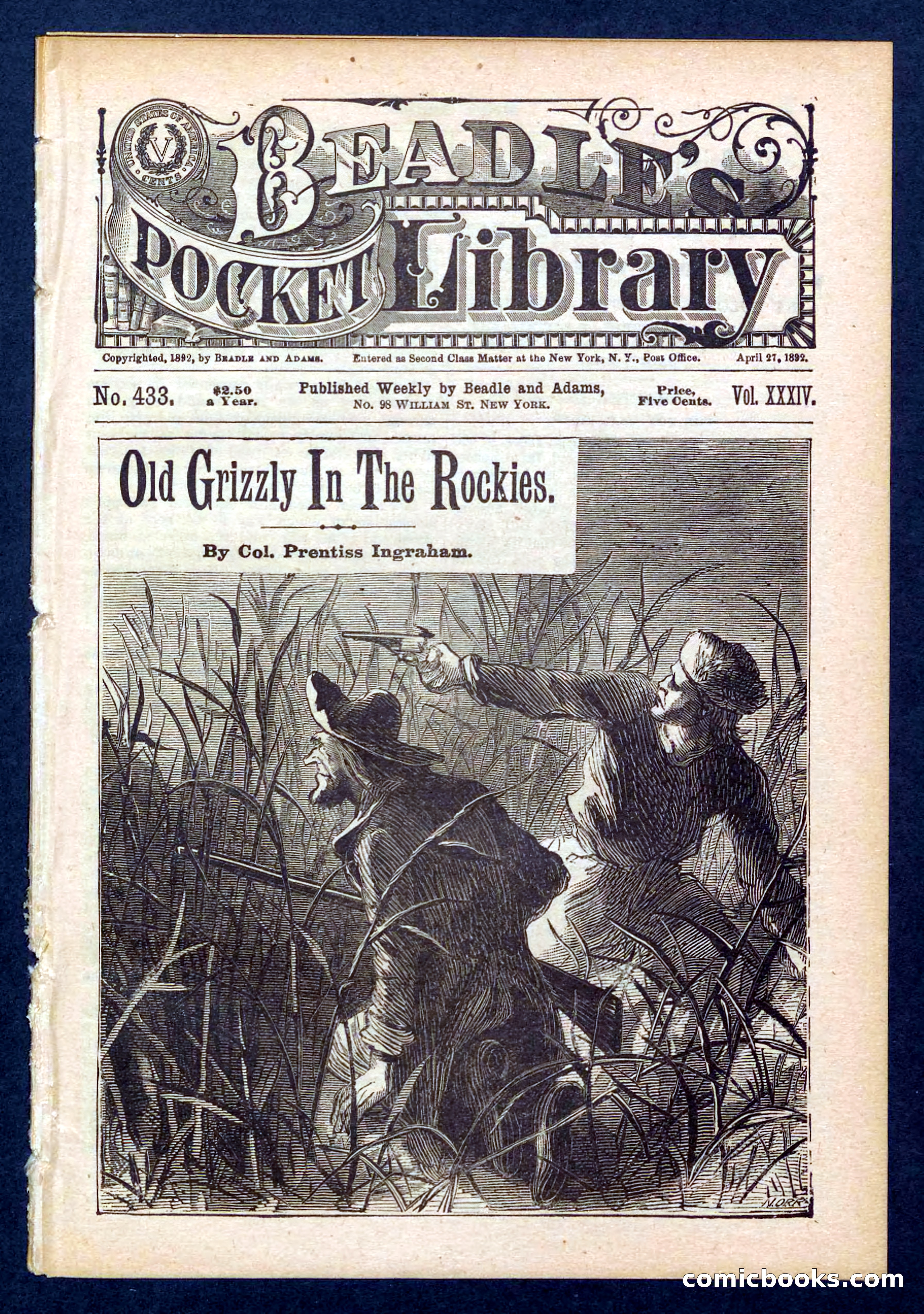 Beadle's Pocket Library No. 433 — page 1 of 32