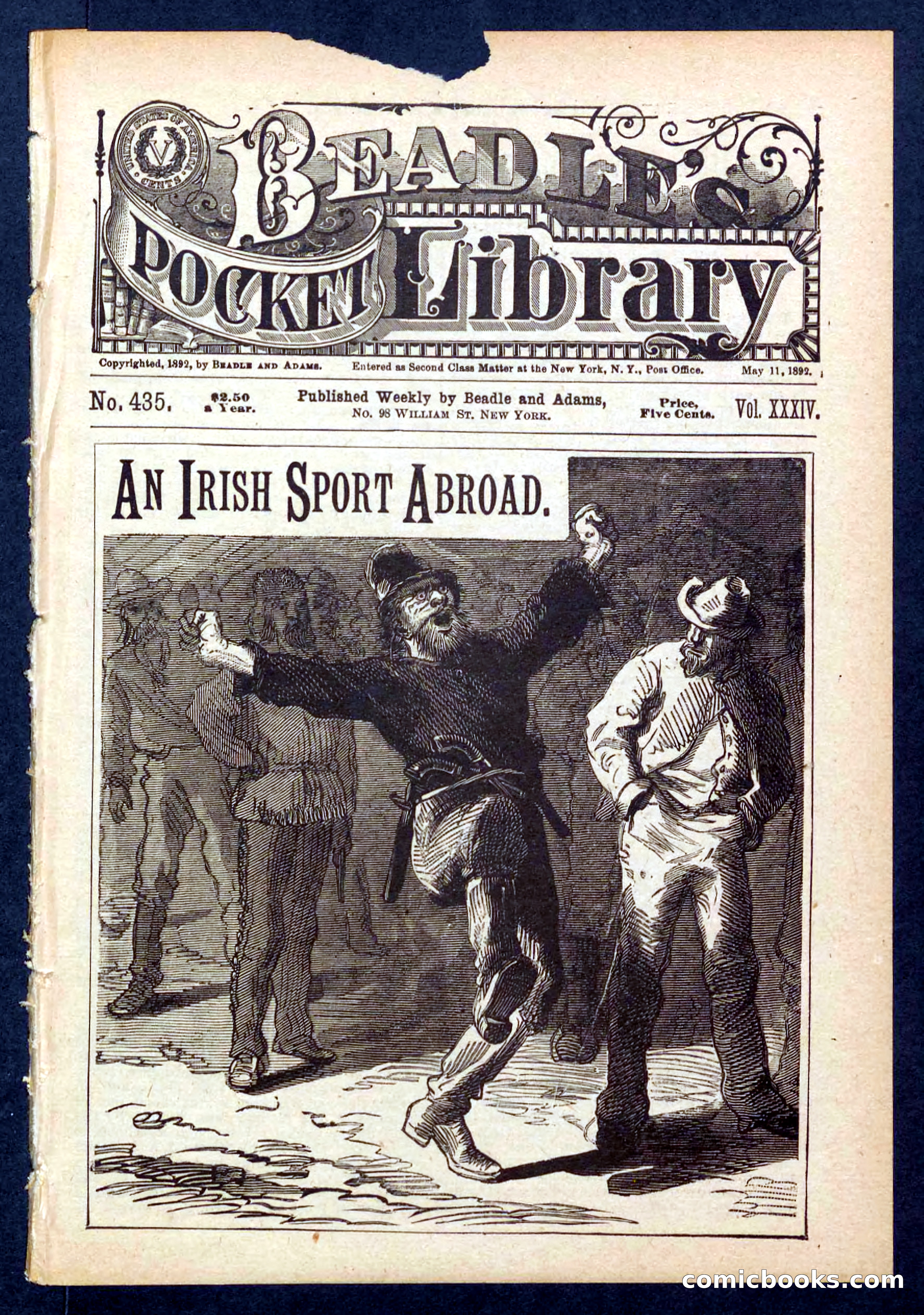 Beadle's Pocket Library No. 435