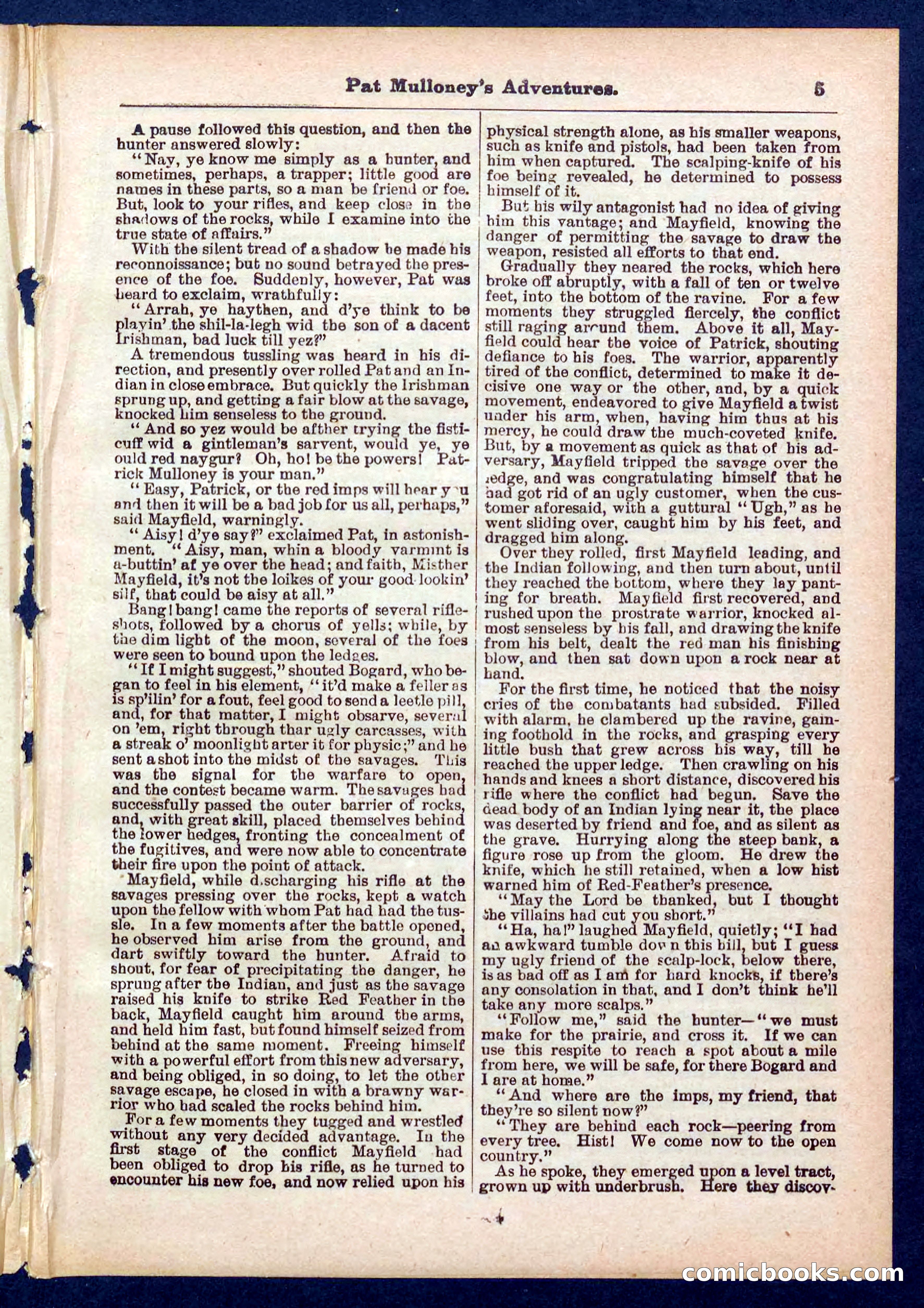 Beadle's Pocket Library No. 435 — page 5 of 32