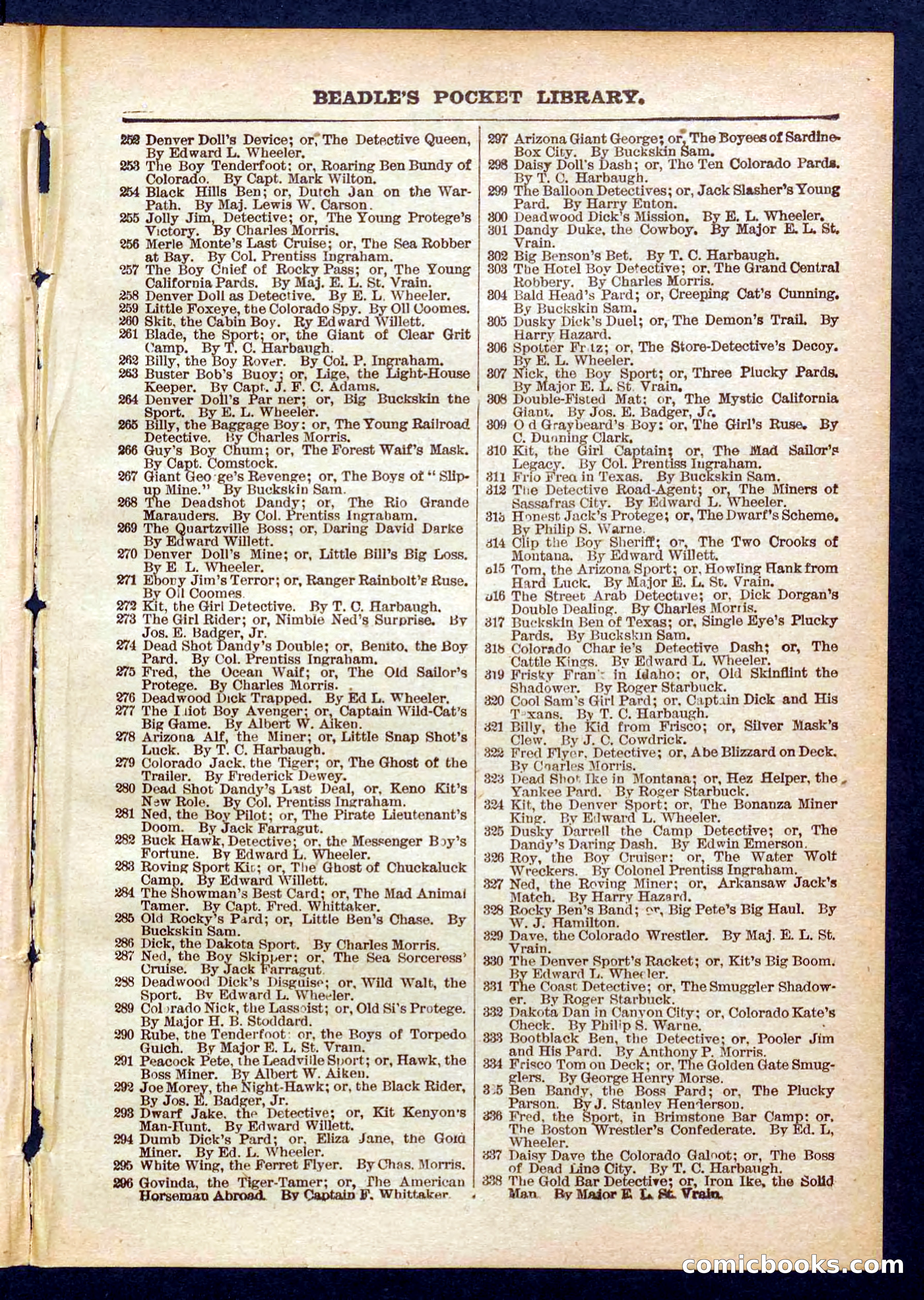 Beadle's Pocket Library No. 435 — page 31 of 32