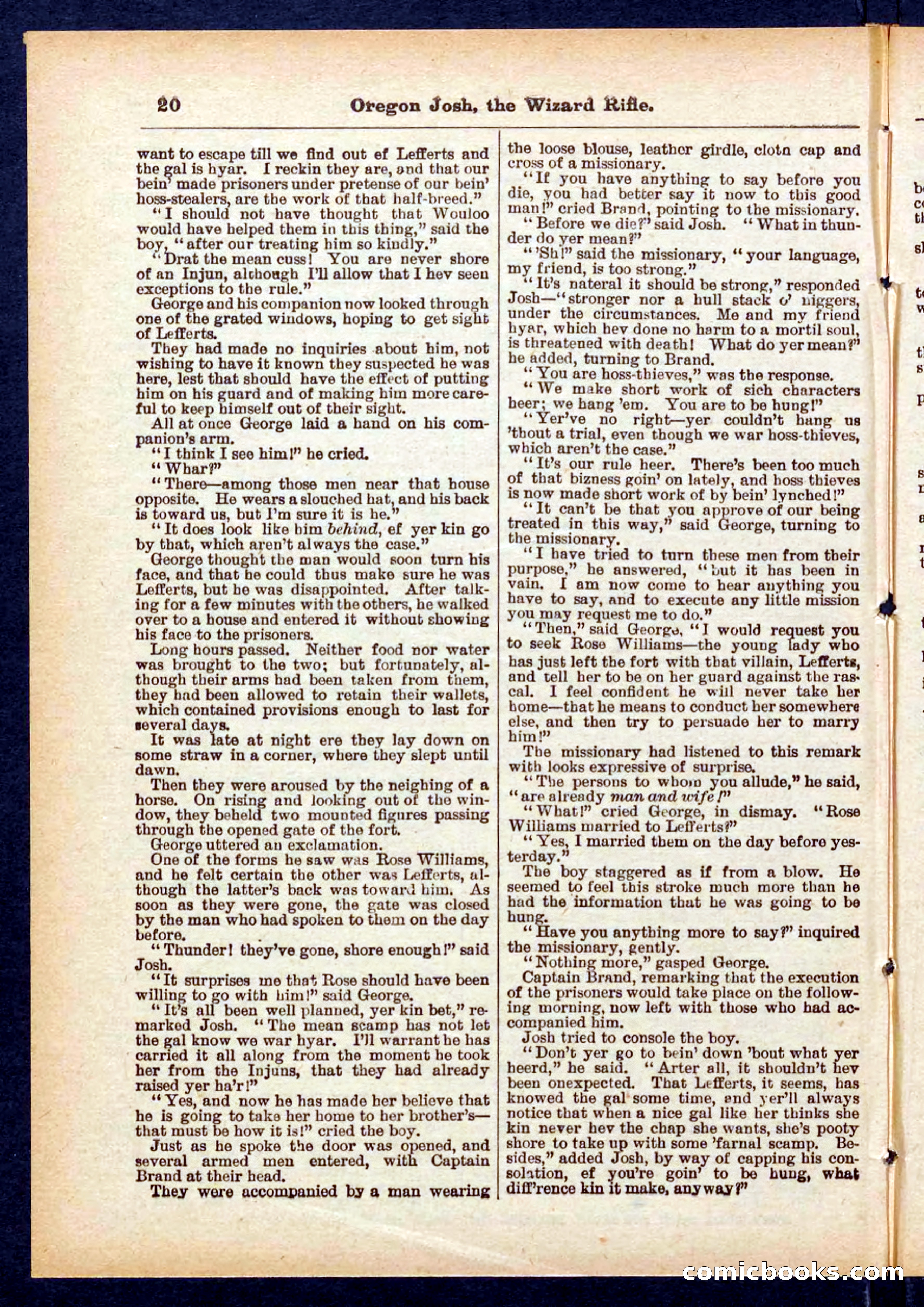 Beadle's Pocket Library No. 436 — page 20 of 32