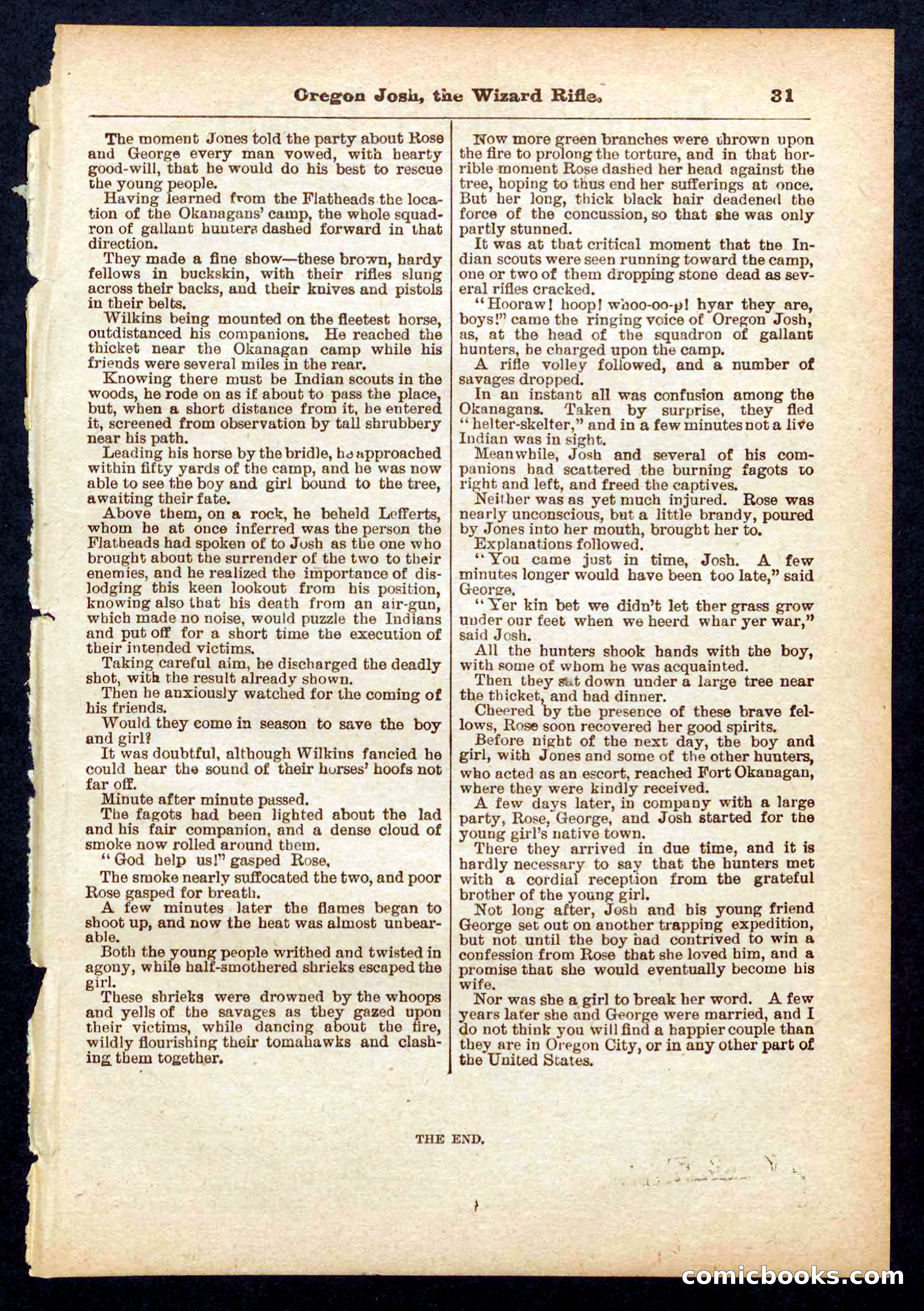 Beadle's Pocket Library No. 436 — page 31 of 32