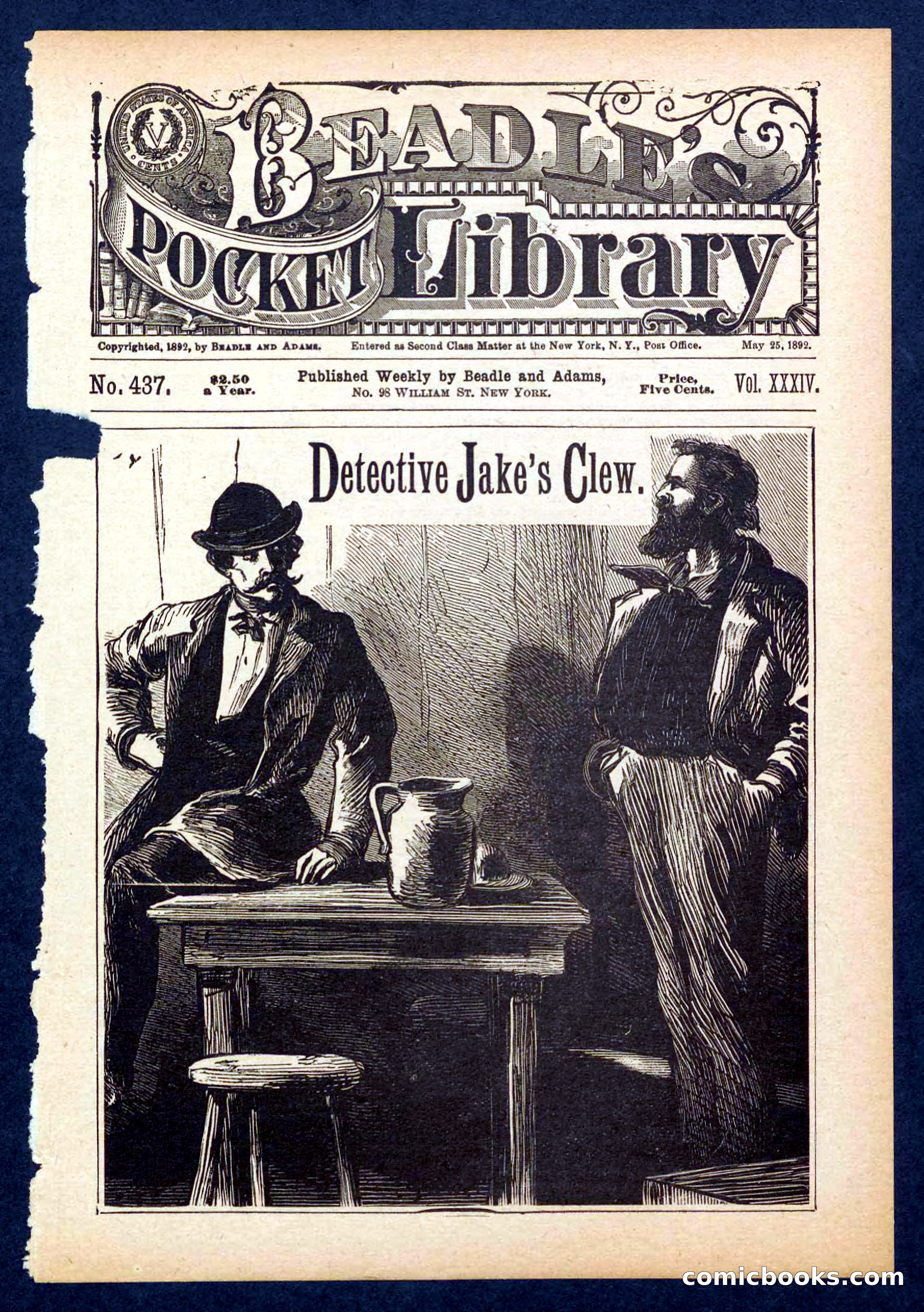 Beadle's Pocket Library No. 437