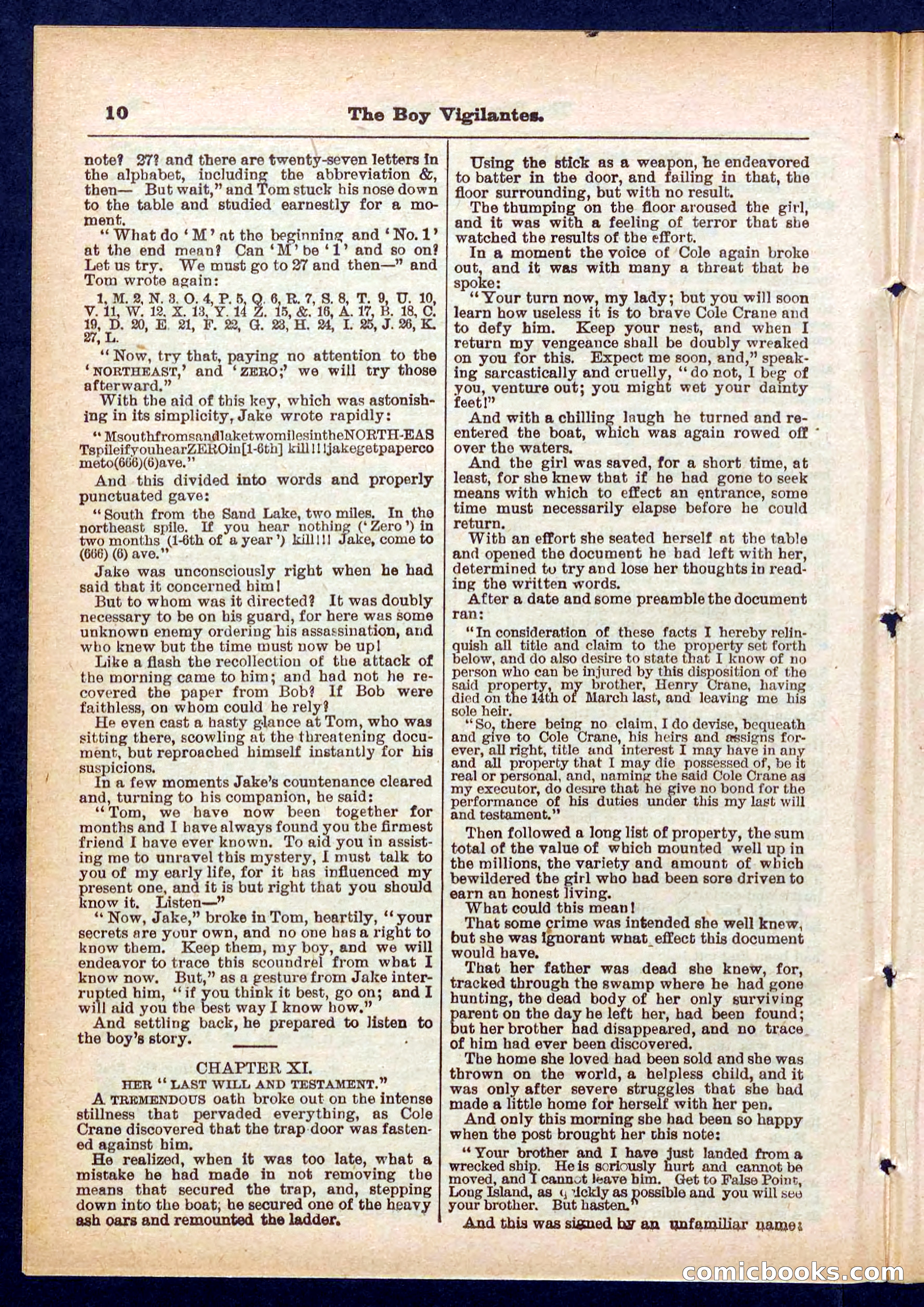 Beadle's Pocket Library No. 437 — page 10 of 32