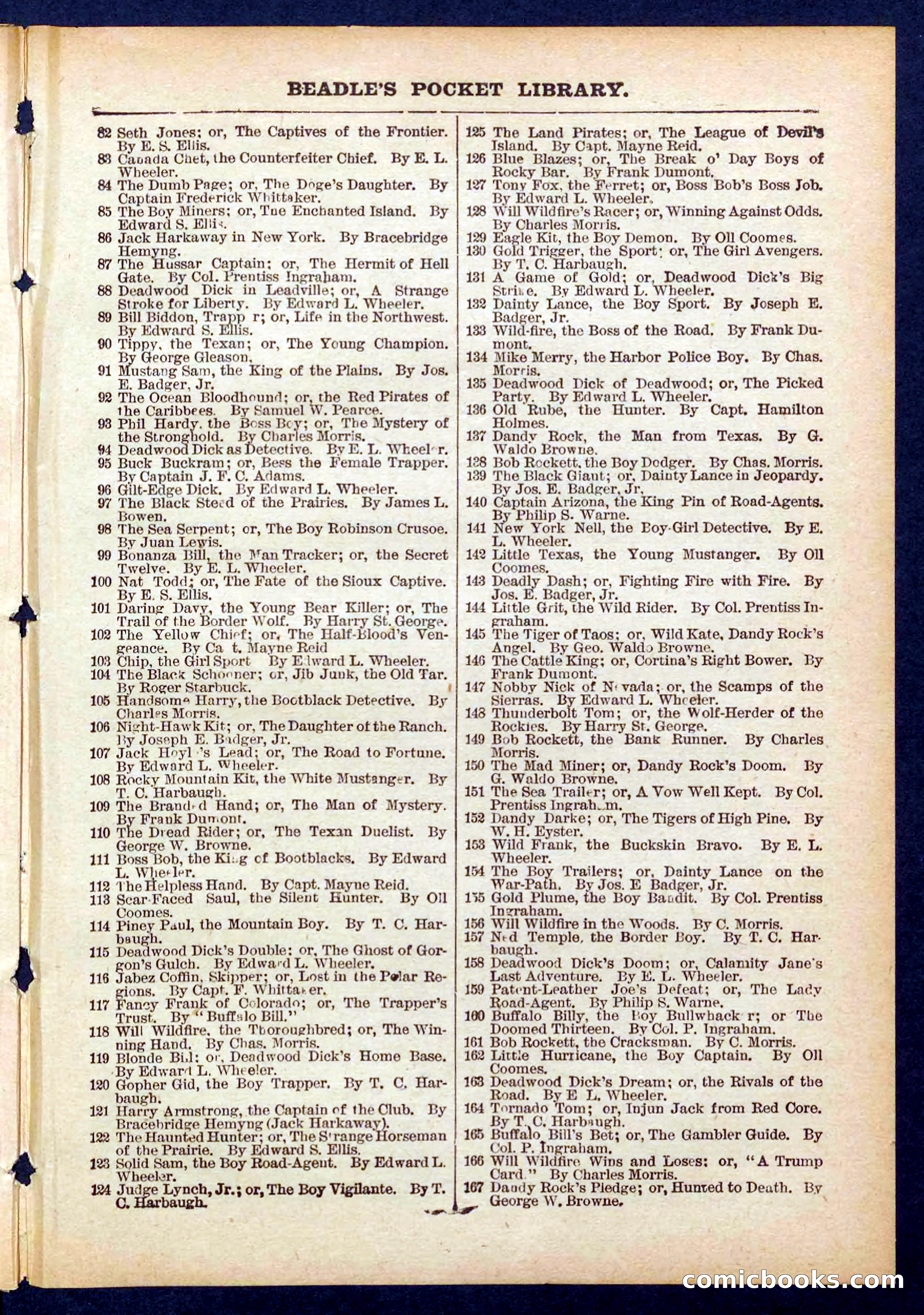 Beadle's Pocket Library No. 437 — page 29 of 32