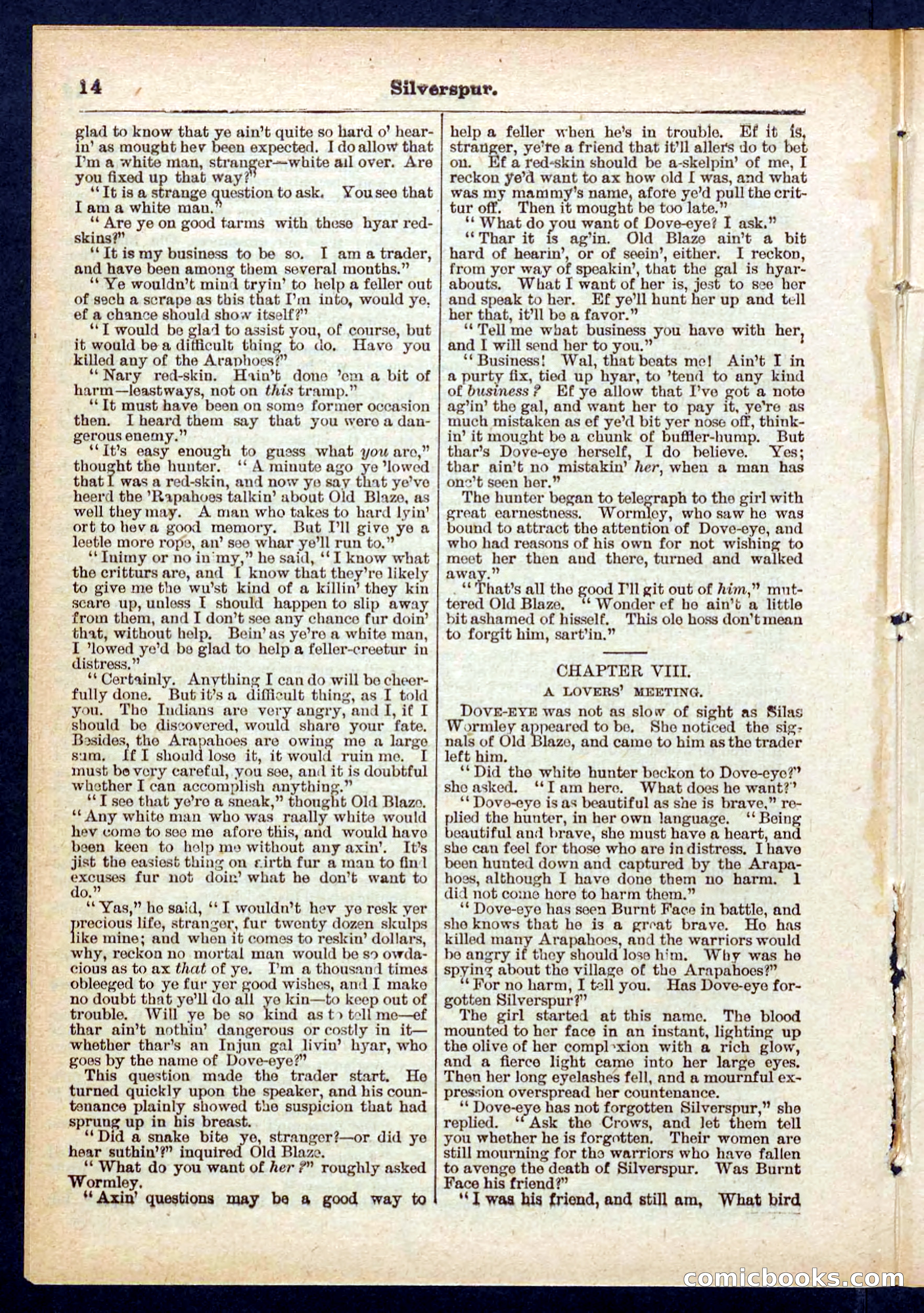 Beadle's Pocket Library No. 439 — page 14 of 32