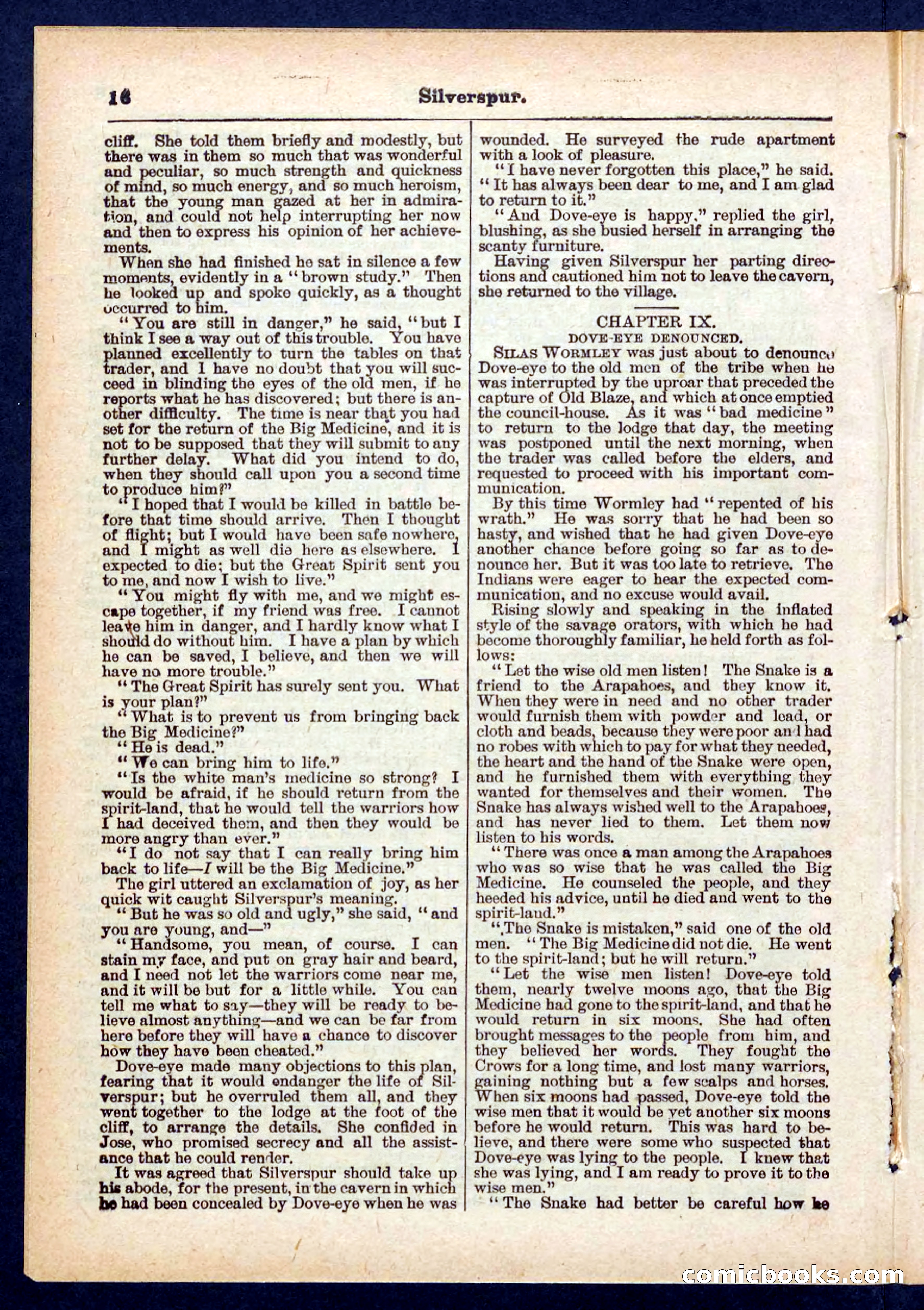 Beadle's Pocket Library No. 439 — page 16 of 32