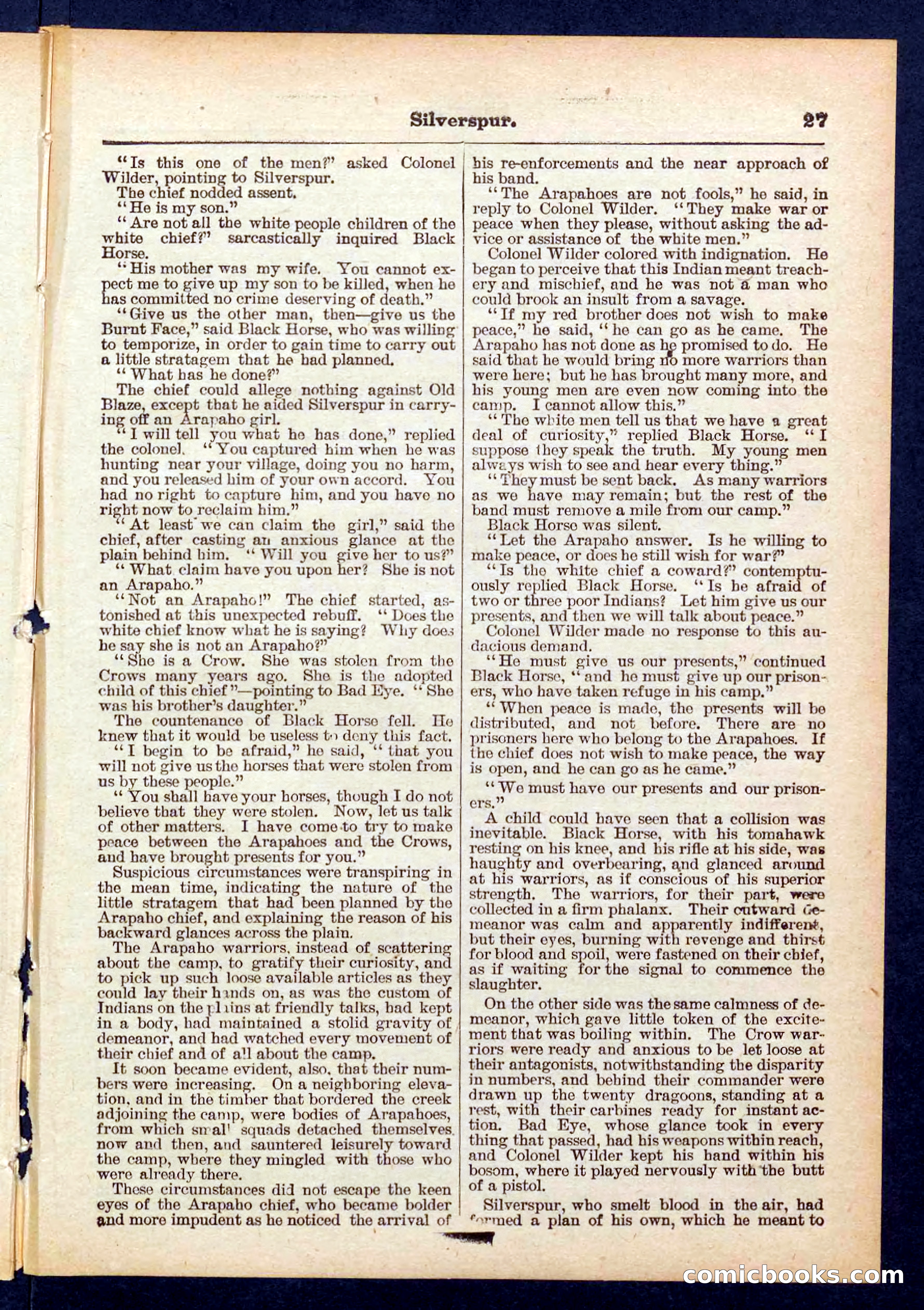 Beadle's Pocket Library No. 439 — page 27 of 32