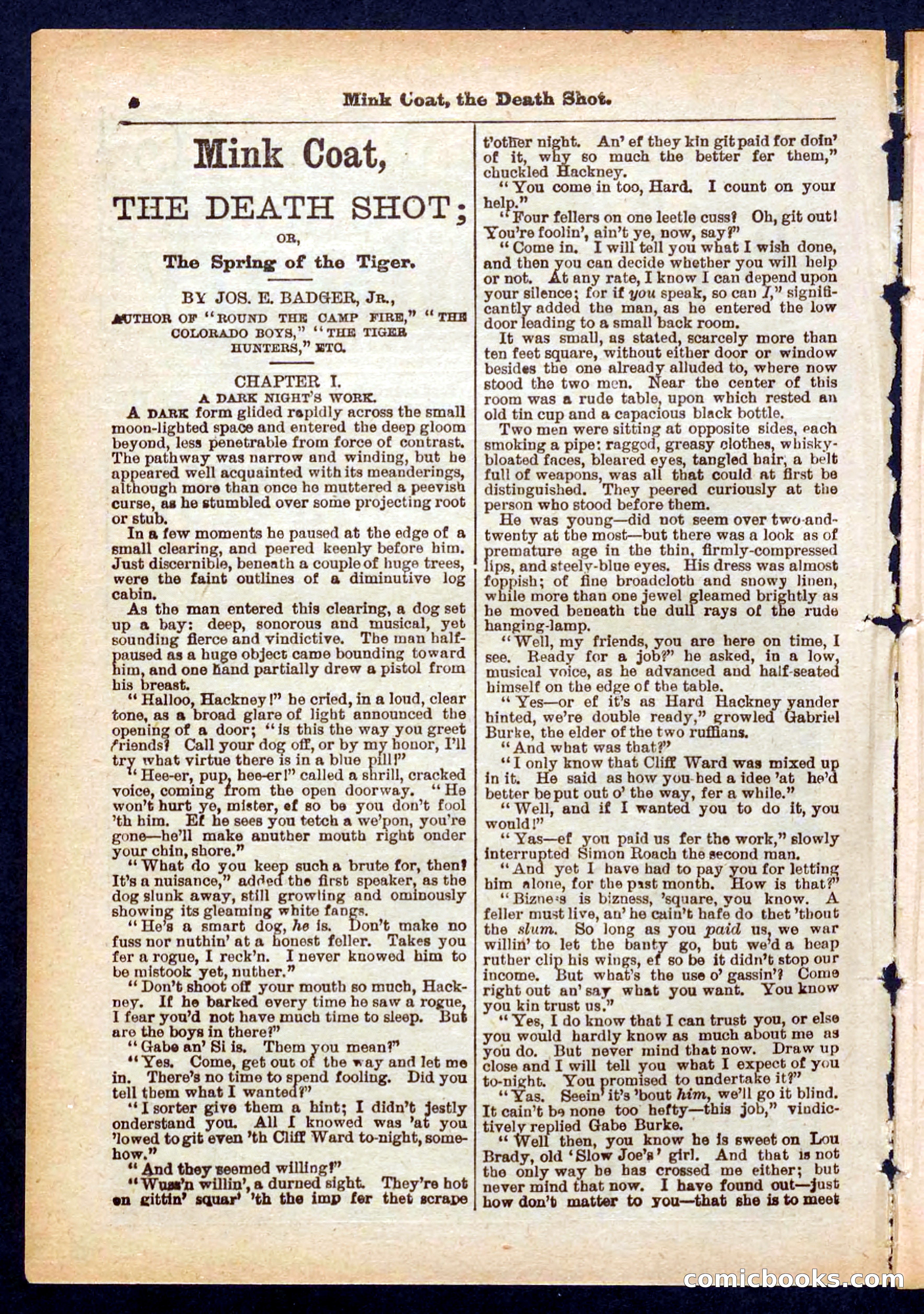 Beadle's Pocket Library No. 440: The Death Shot — page 2 of 32