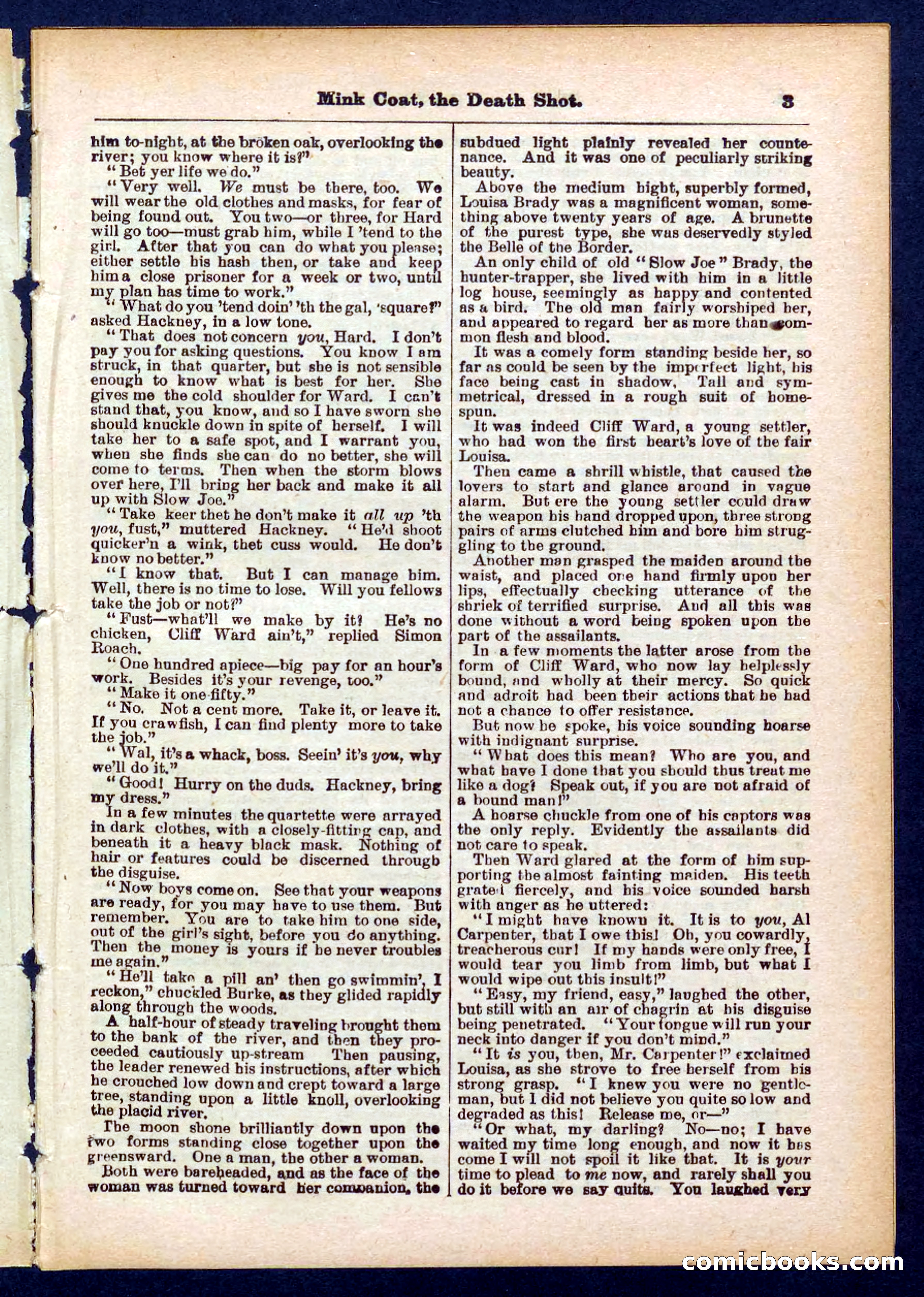 Beadle's Pocket Library No. 440: The Death Shot — page 3 of 32