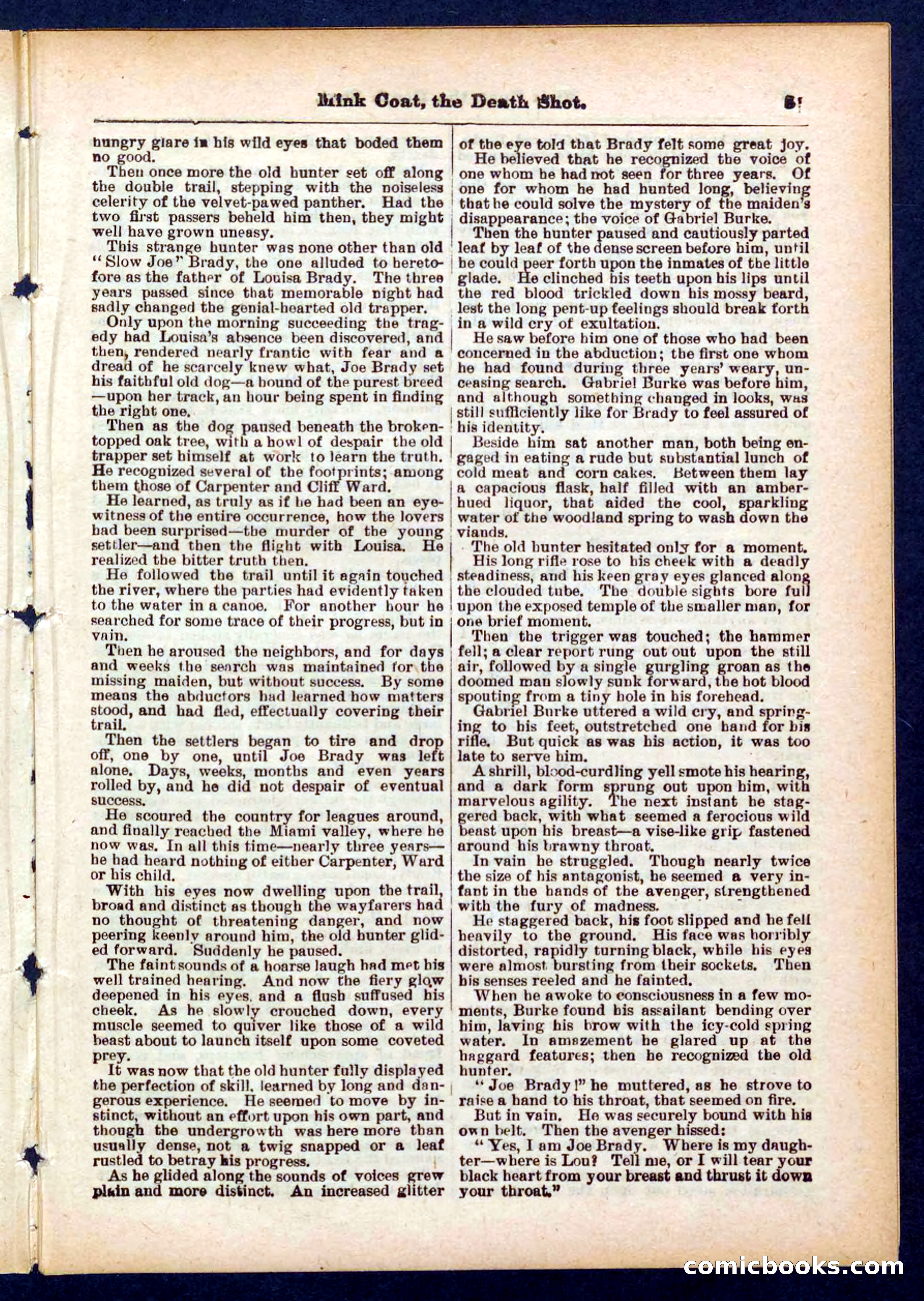 Beadle's Pocket Library No. 440: The Death Shot — page 5 of 32