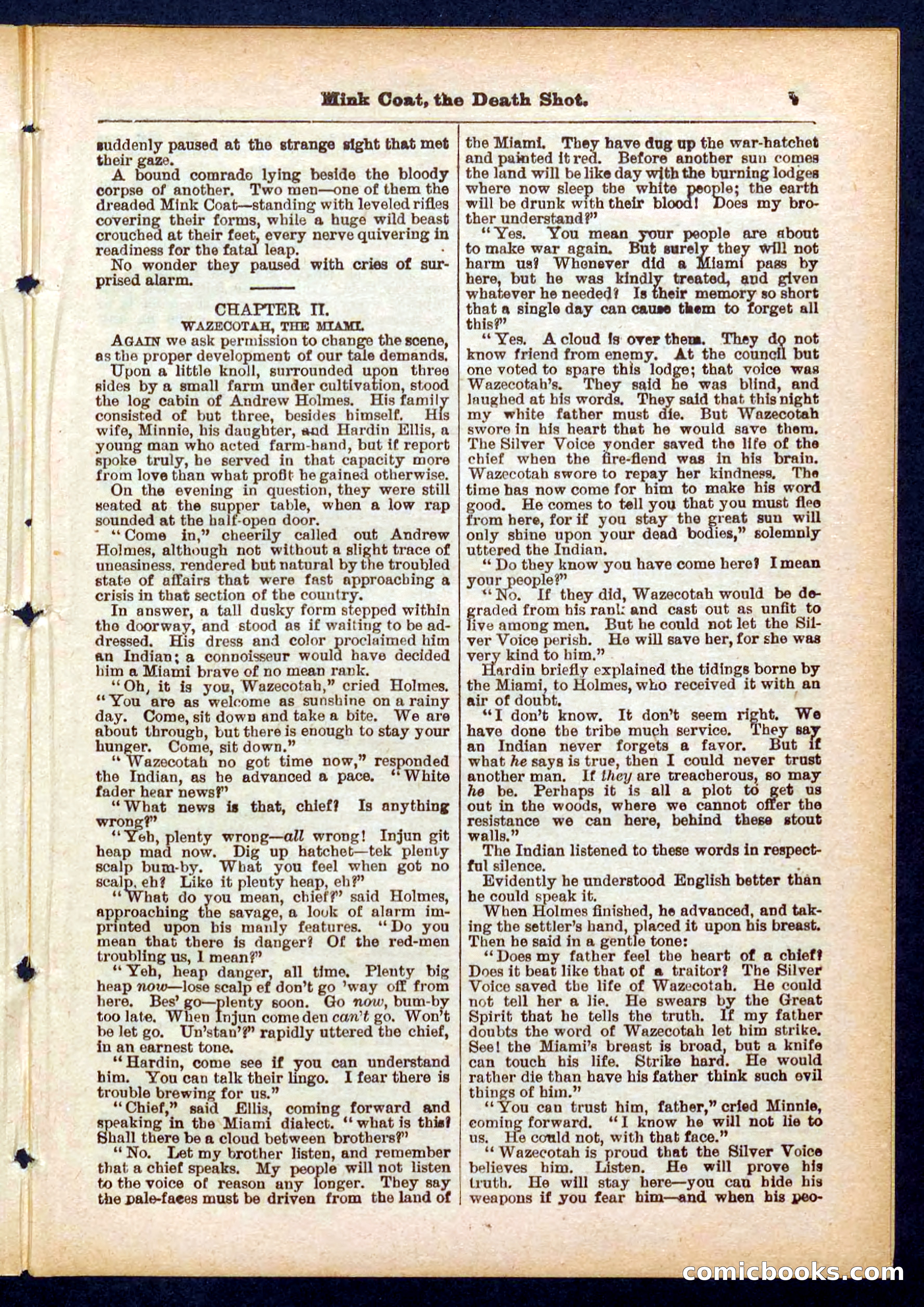 Beadle's Pocket Library No. 440: The Death Shot — page 7 of 32