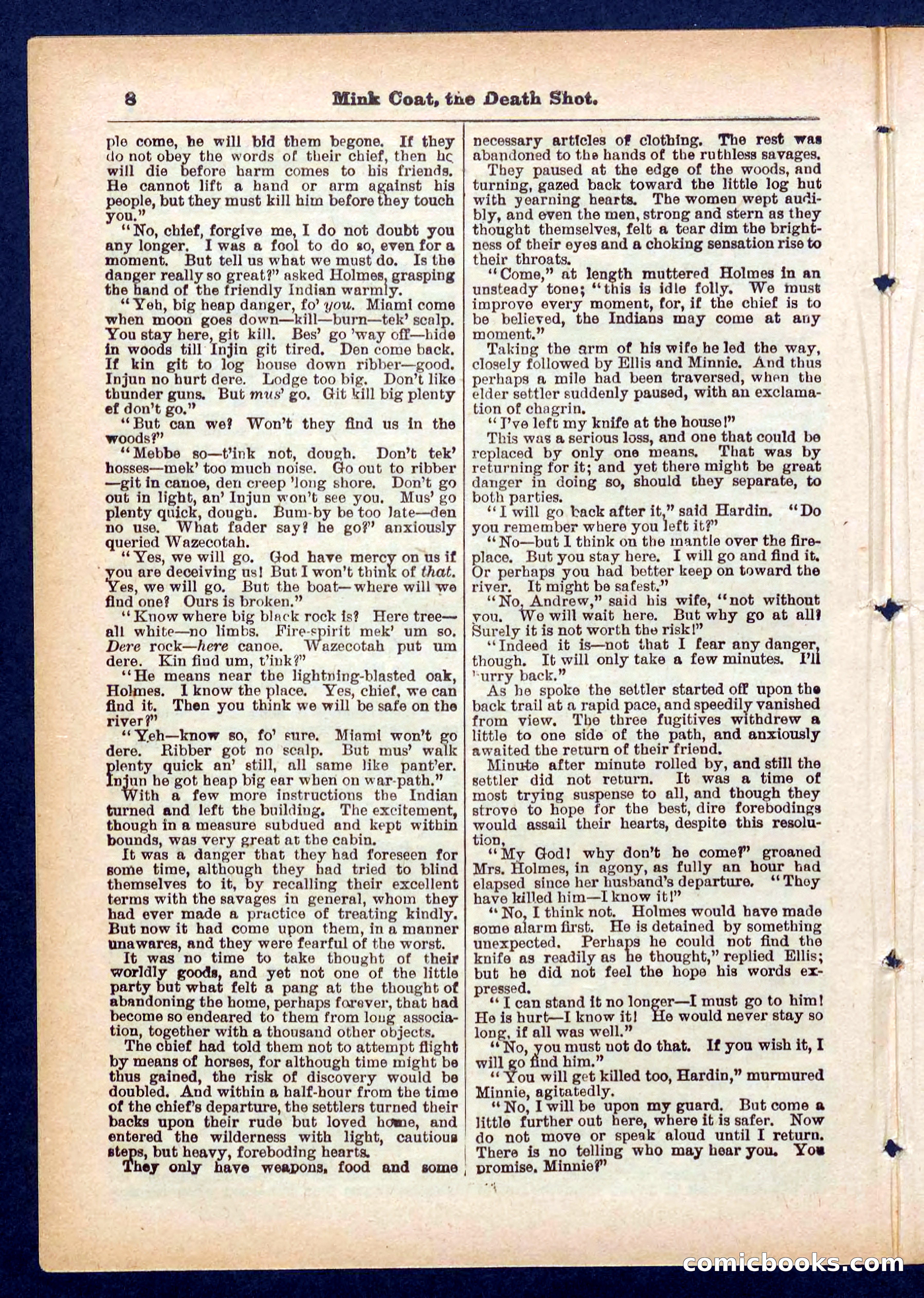 Beadle's Pocket Library No. 440: The Death Shot — page 8 of 32