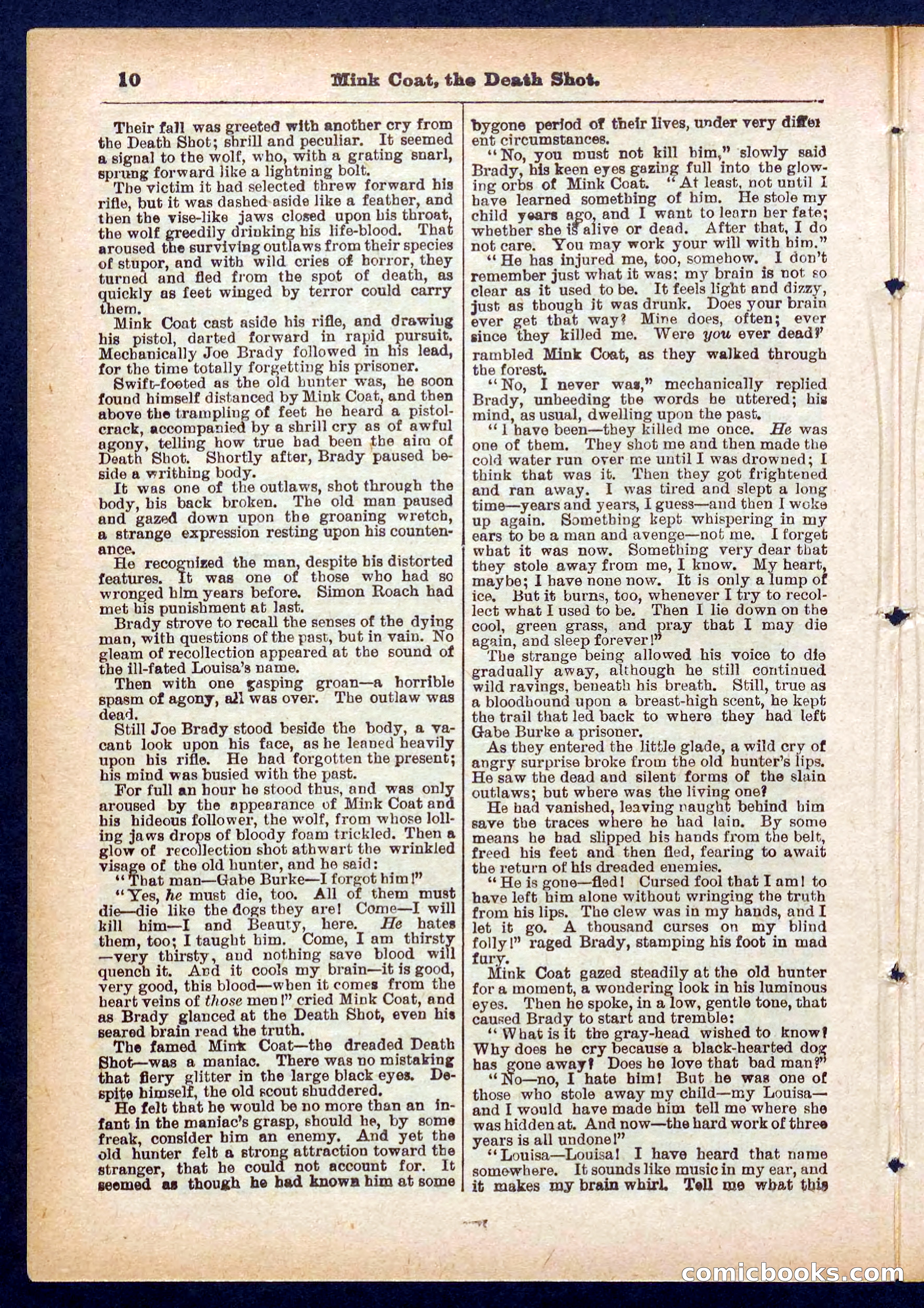 Beadle's Pocket Library No. 440: The Death Shot — page 10 of 32