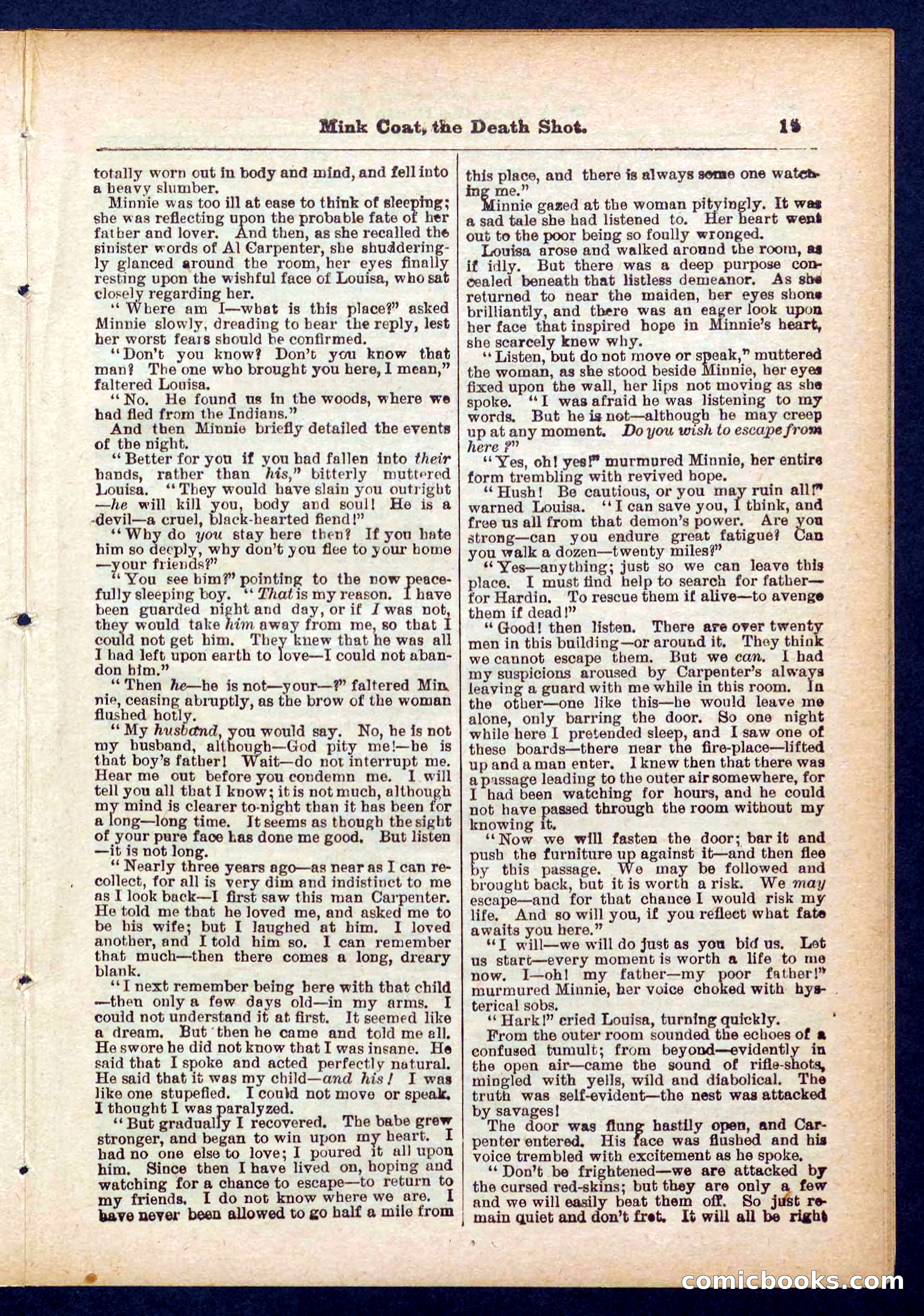 Beadle's Pocket Library No. 440: The Death Shot — page 19 of 32