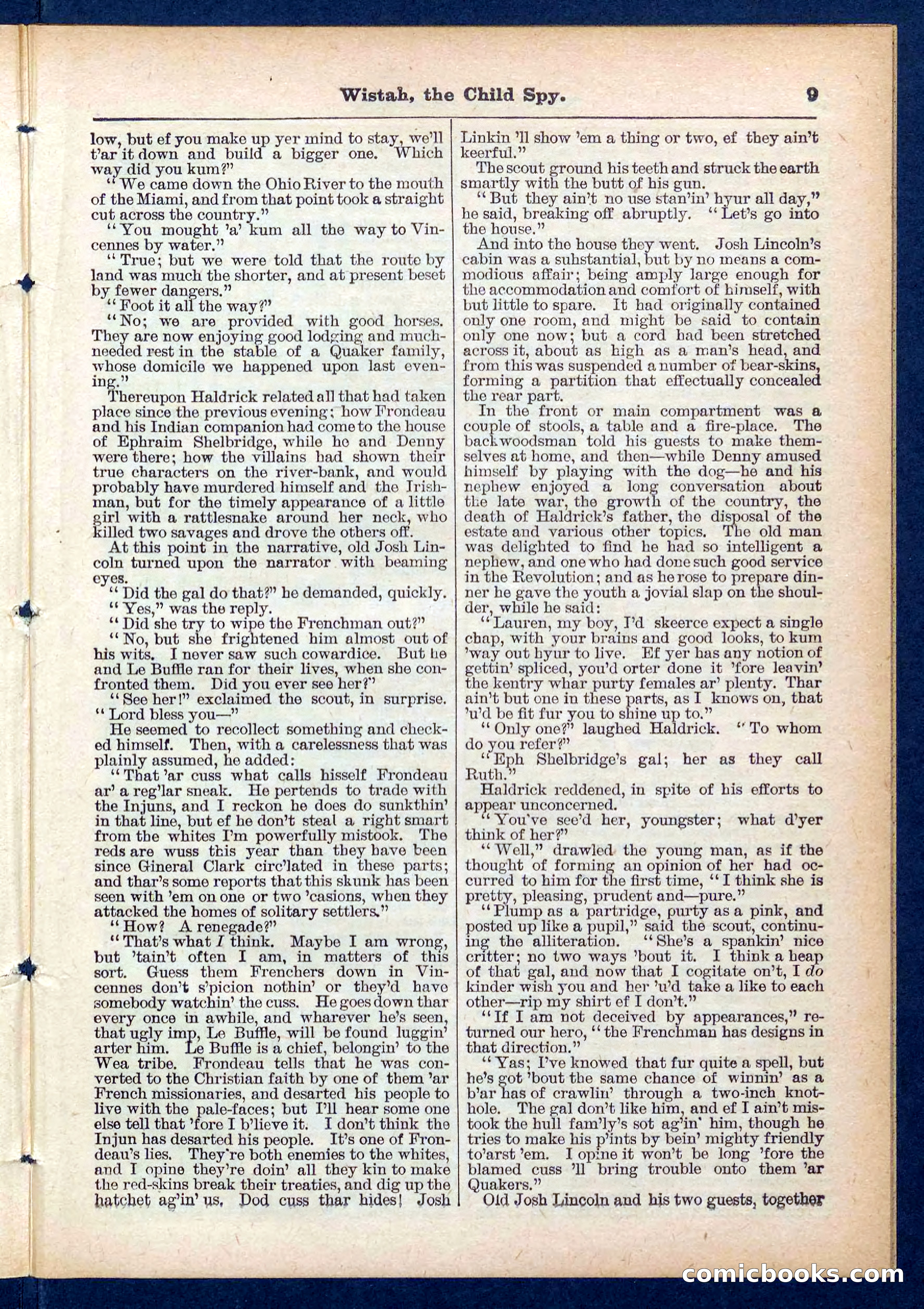 Beadle's Pocket Library No. 441 — page 9 of 32