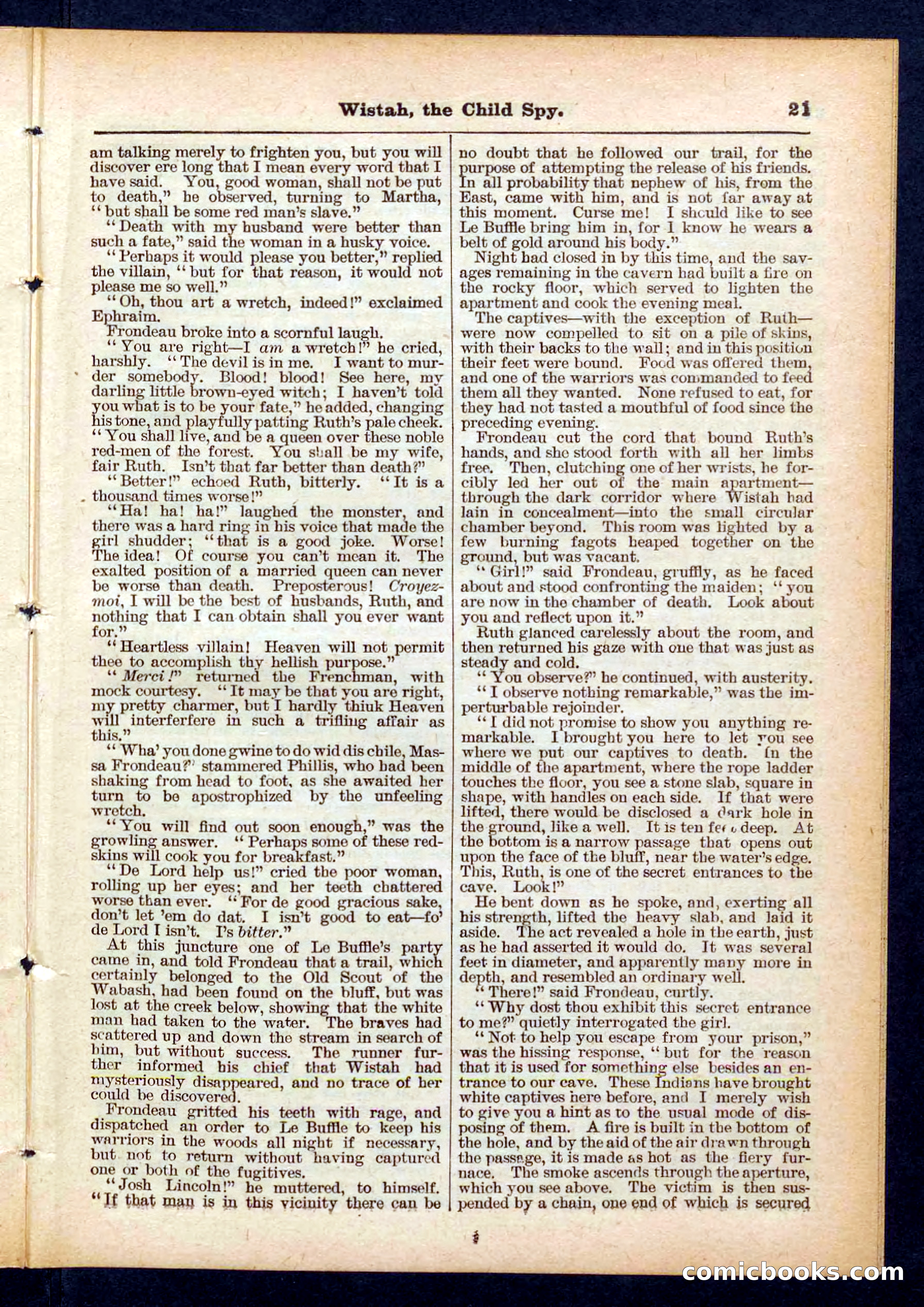 Beadle's Pocket Library No. 441 — page 21 of 32