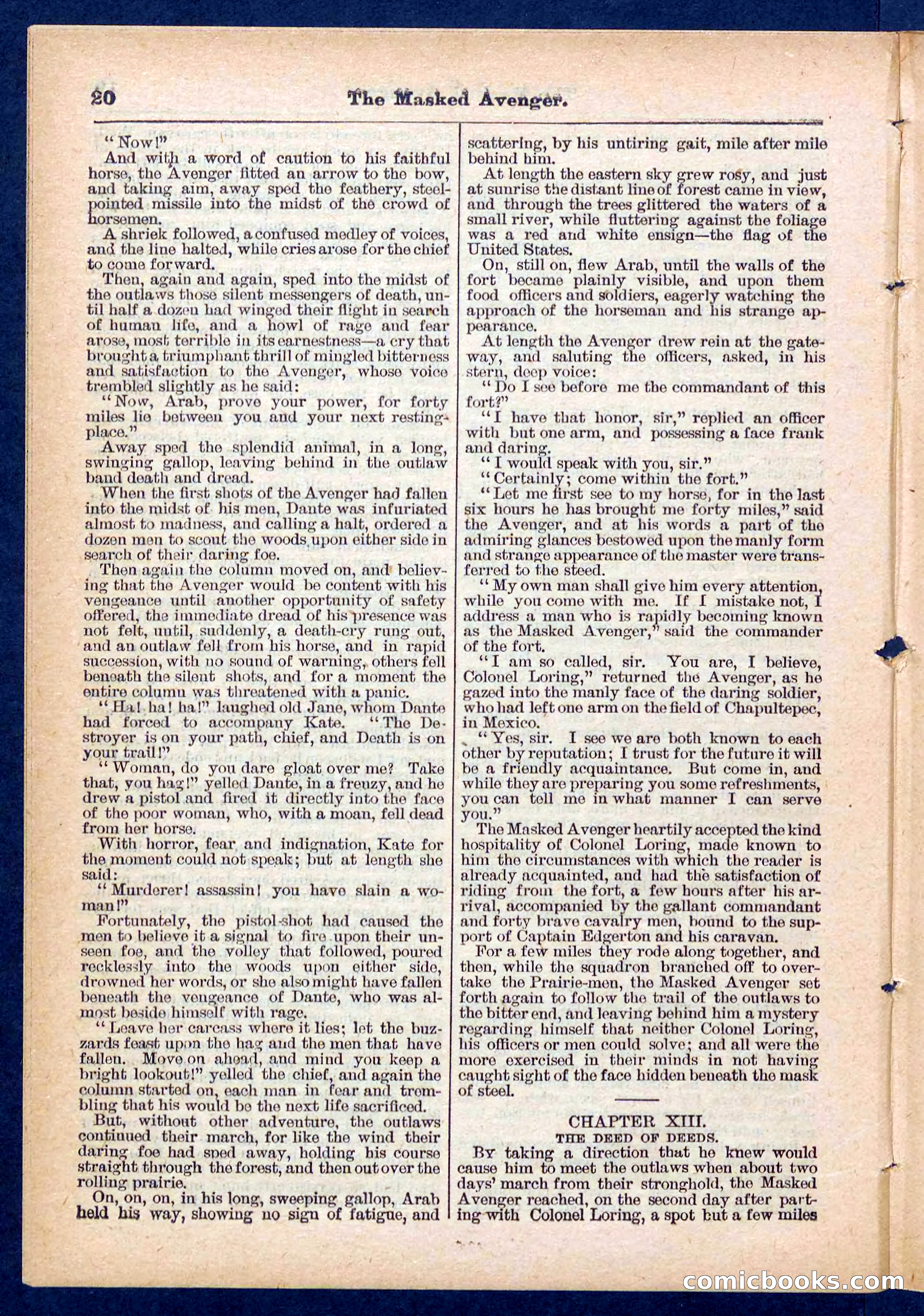 Beadle's Pocket Library No. 443 — page 20 of 32