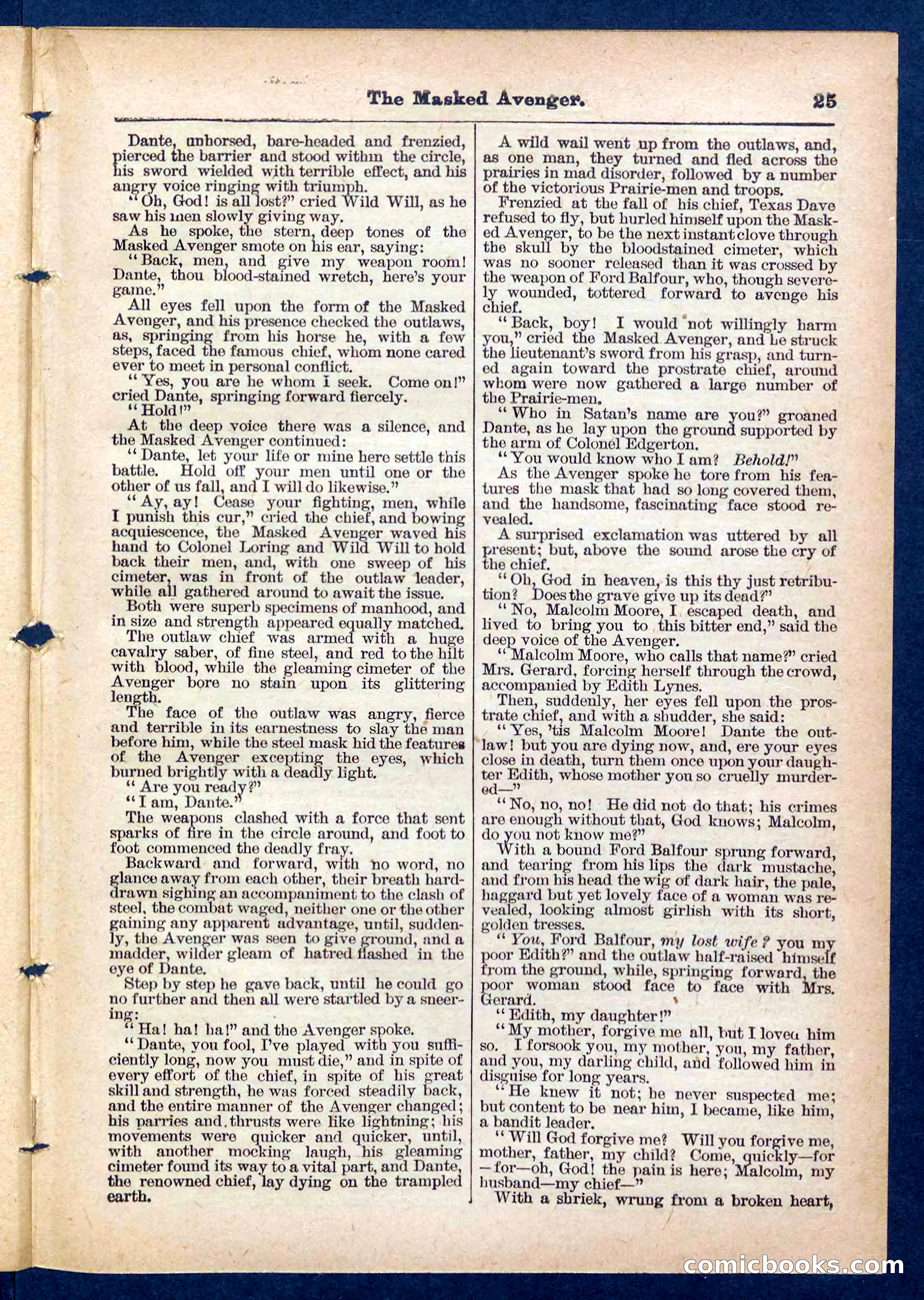 Beadle's Pocket Library No. 443 — page 25 of 32