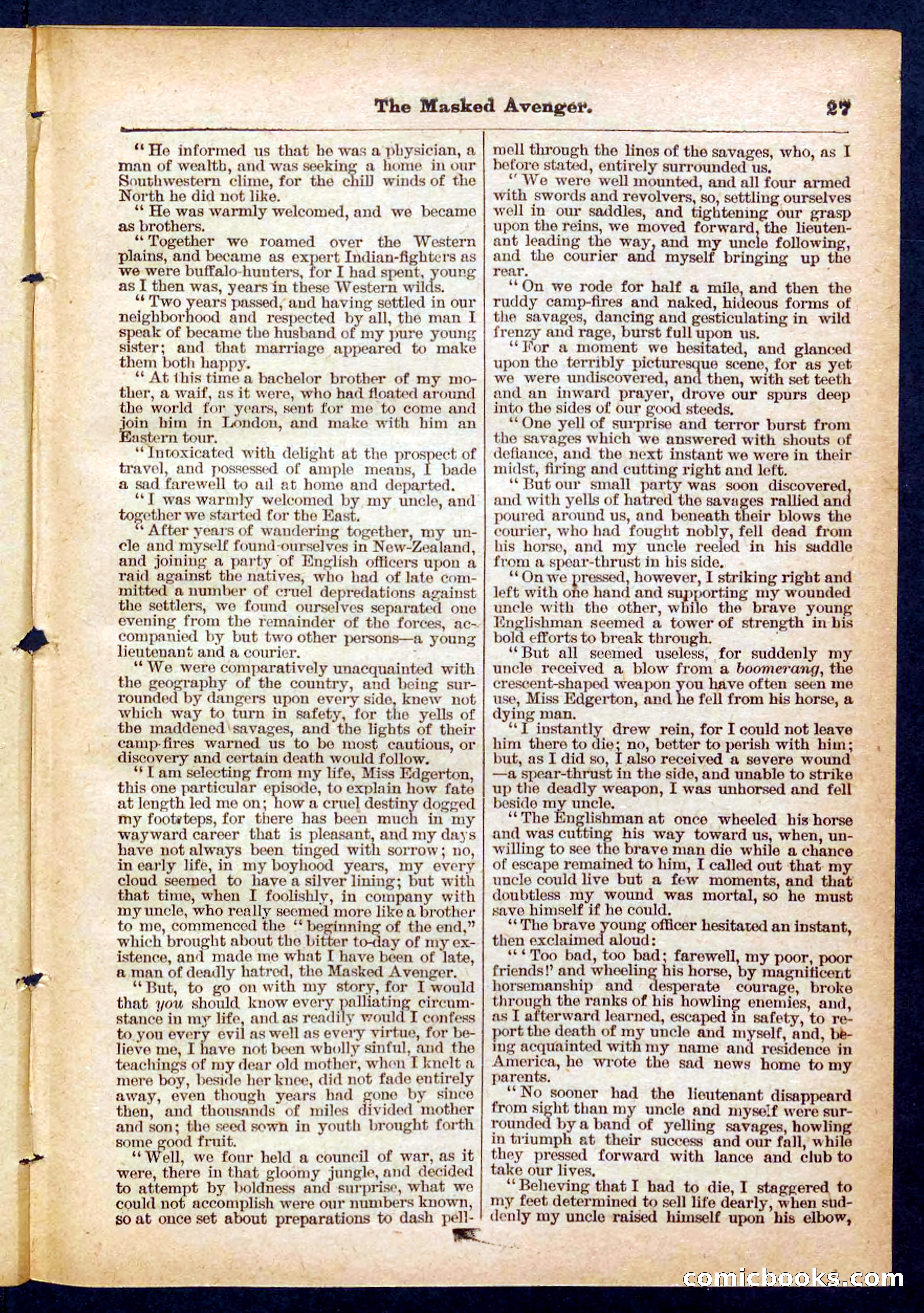 Beadle's Pocket Library No. 443 — page 27 of 32