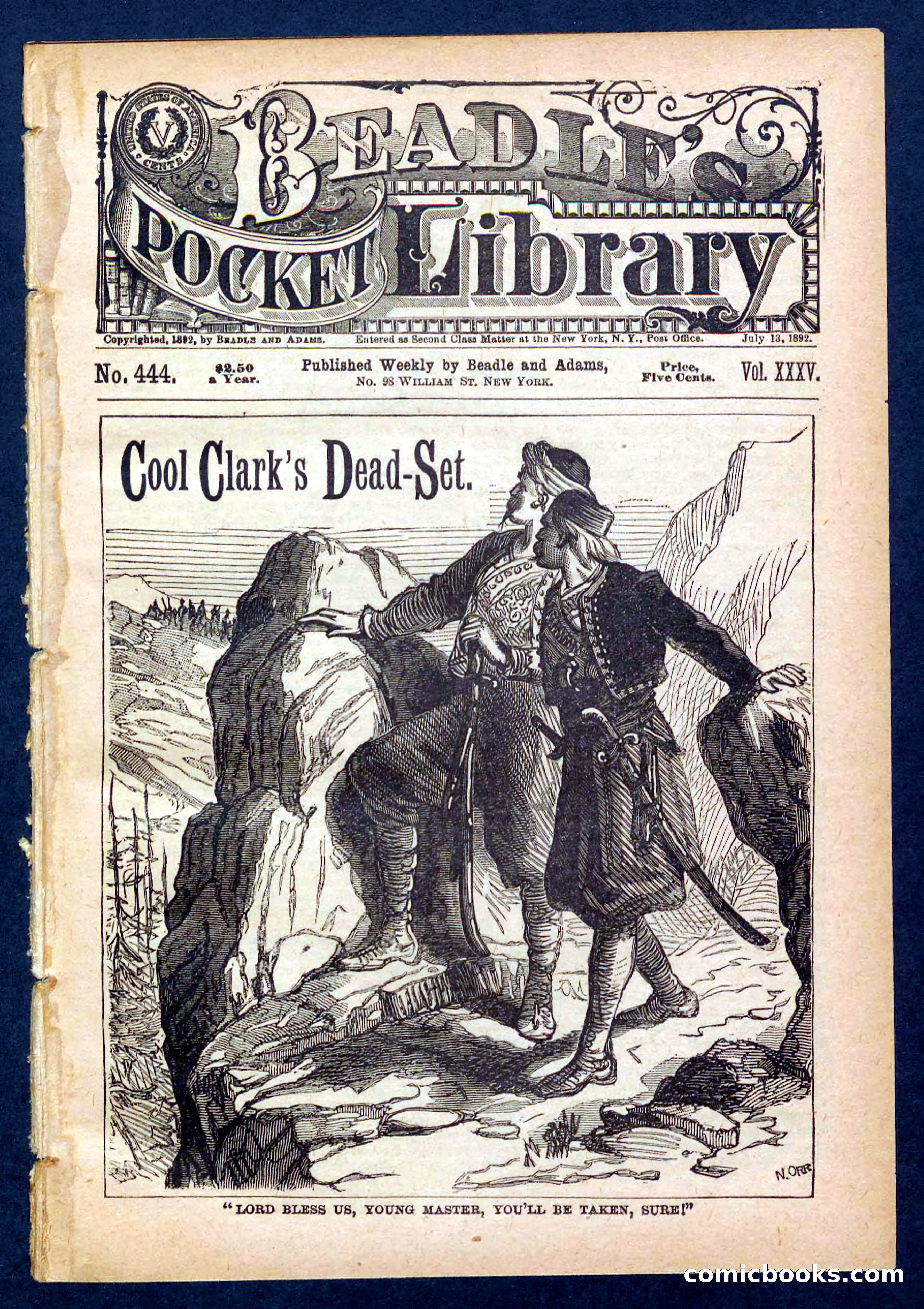 Beadle's Pocket Library No. 444
