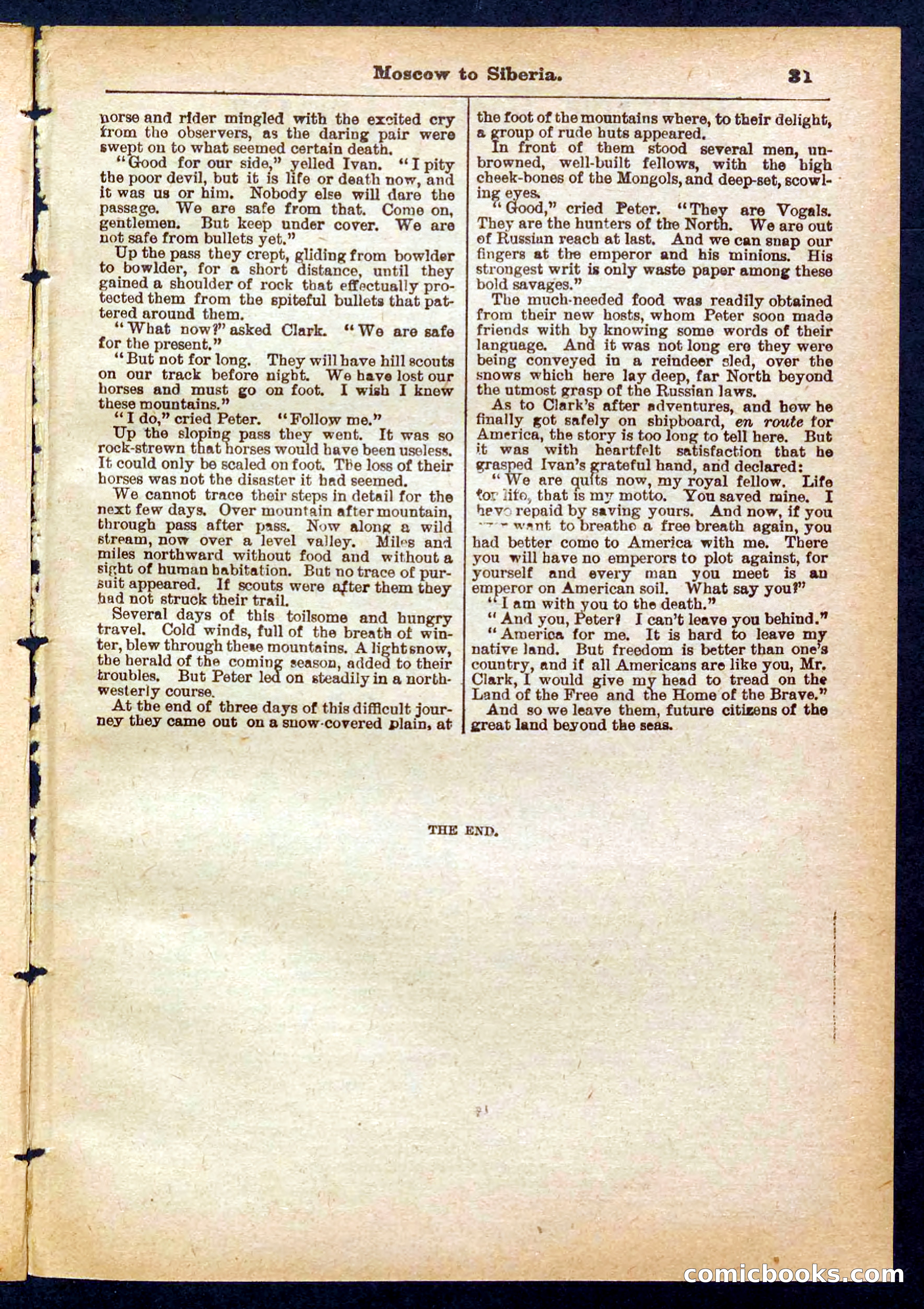 Beadle's Pocket Library No. 444 — page 31 of 32