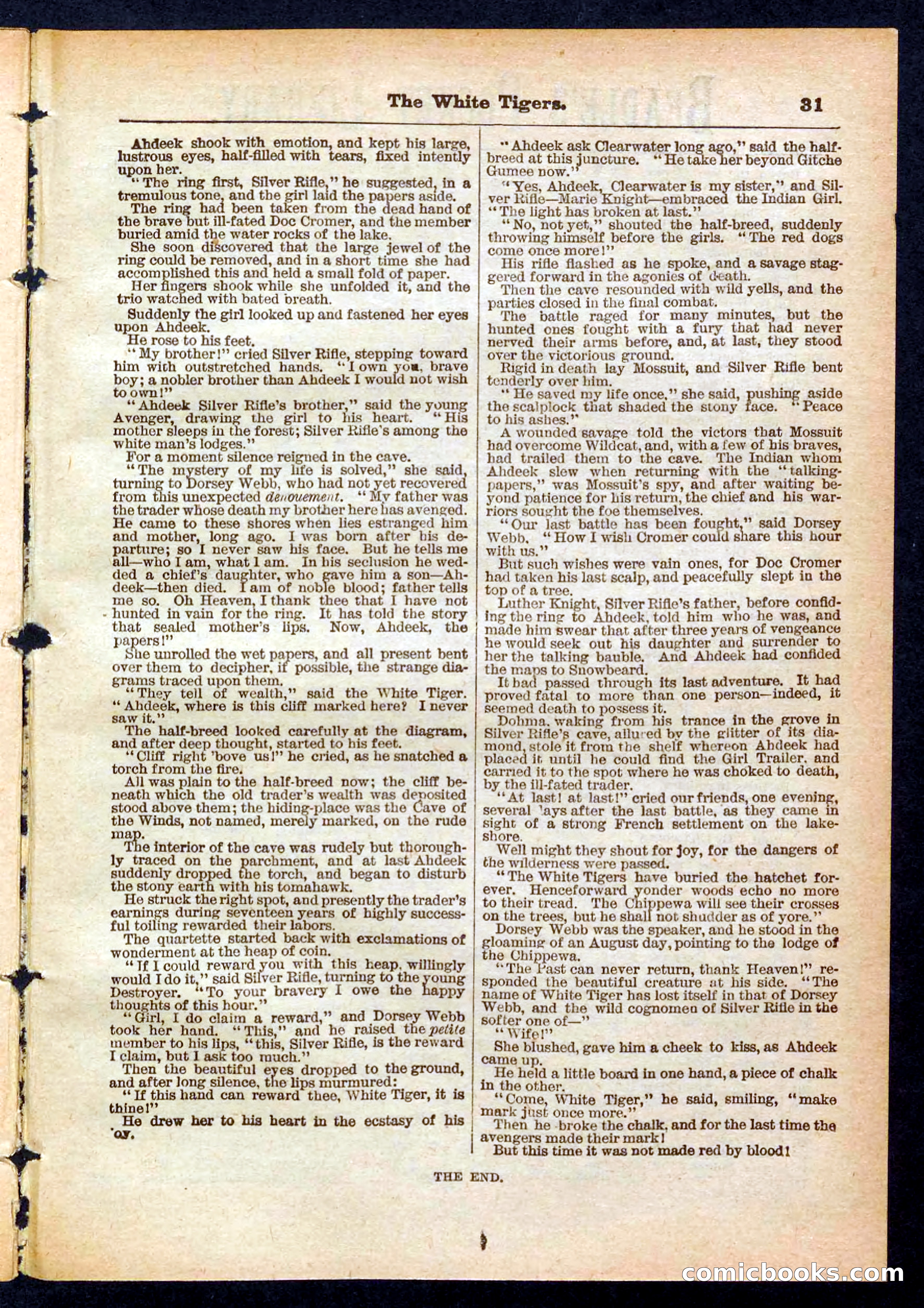 Silver Rifle, the Girl Tracker — page 31 of 32