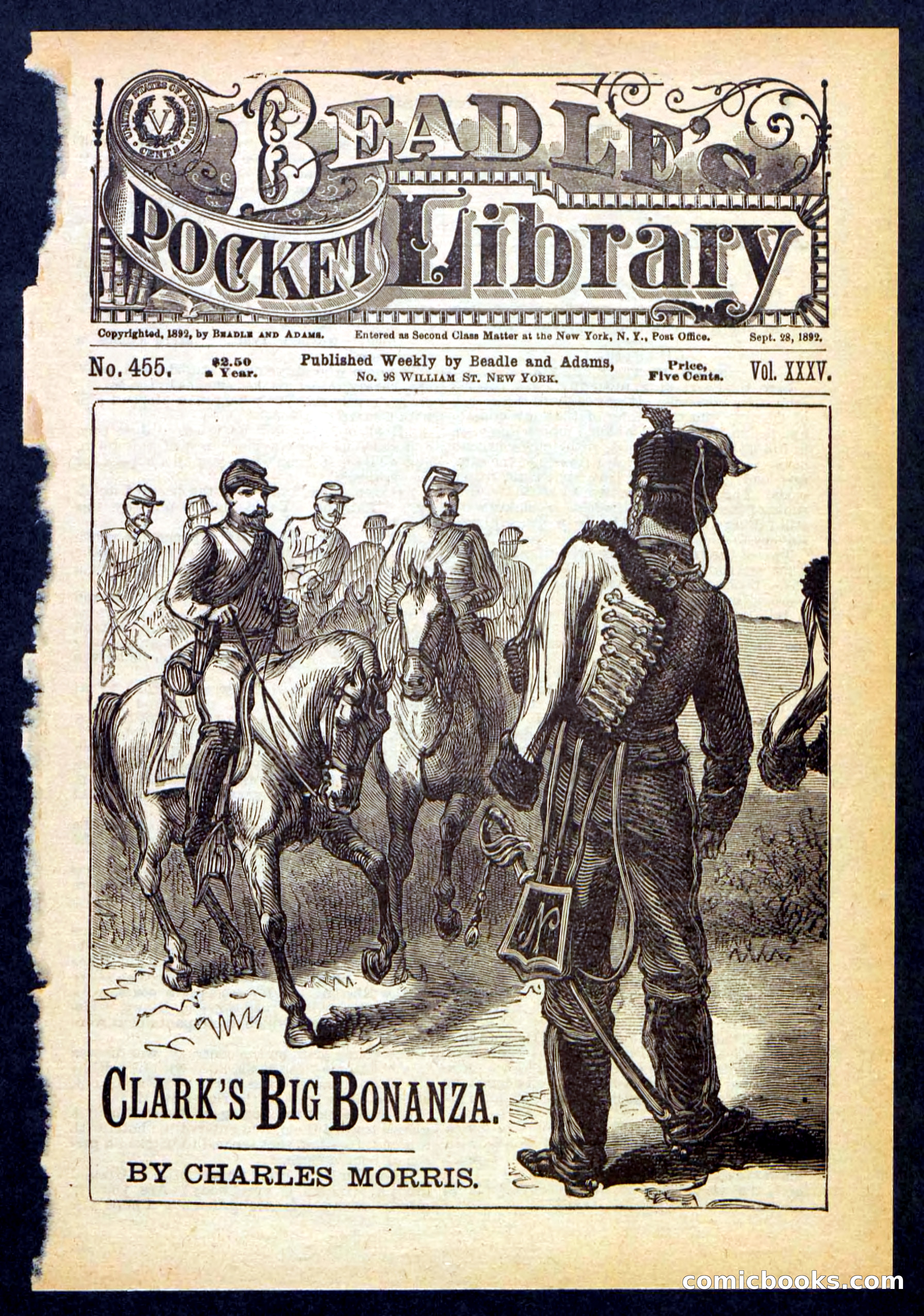Beadle's Pocket Library No. 455