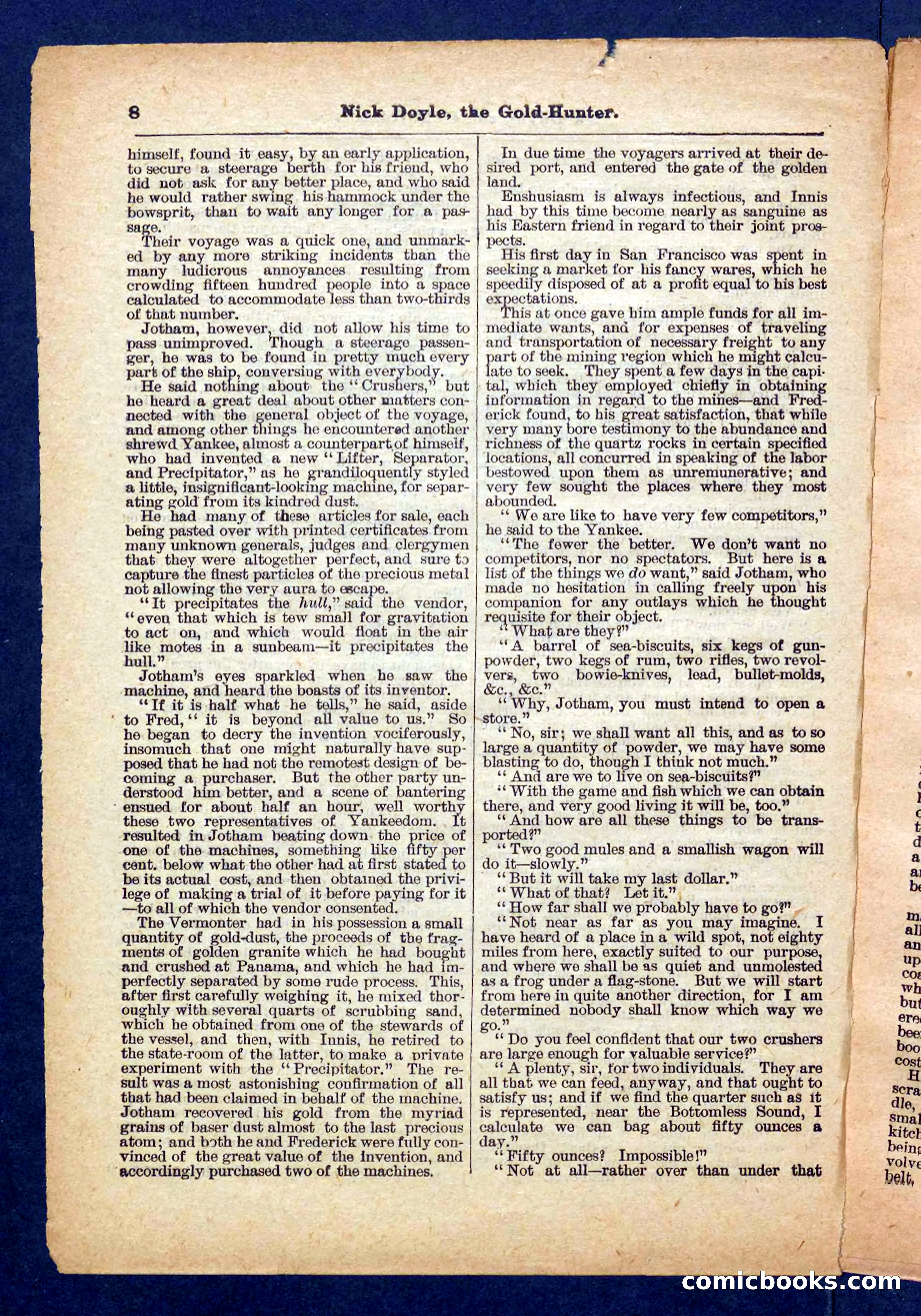 Nick Doyle the Gold Hunter — page 8 of 32