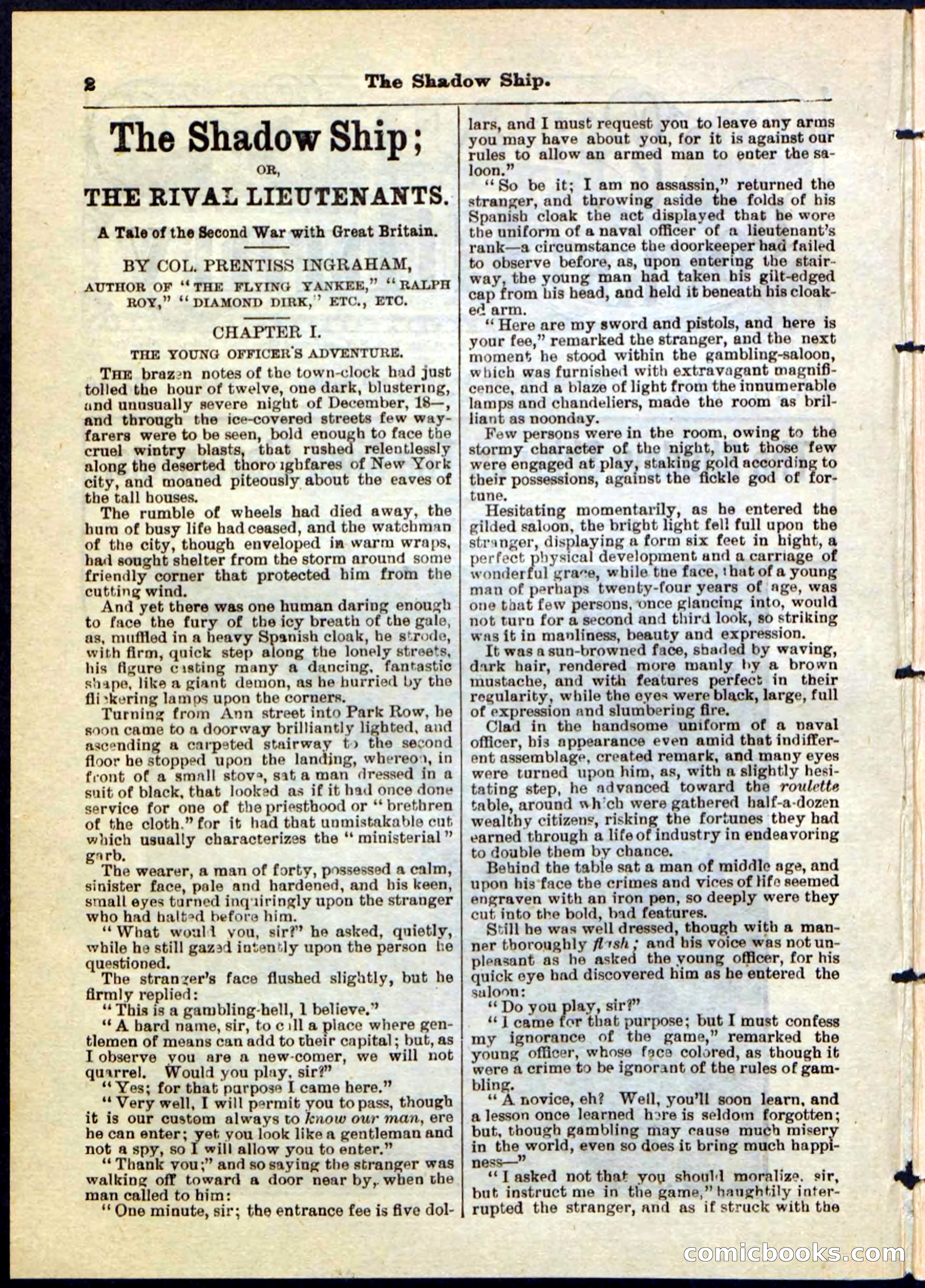 The Shadow Ship; or, The Rival Lieutenants — page 2 of 32