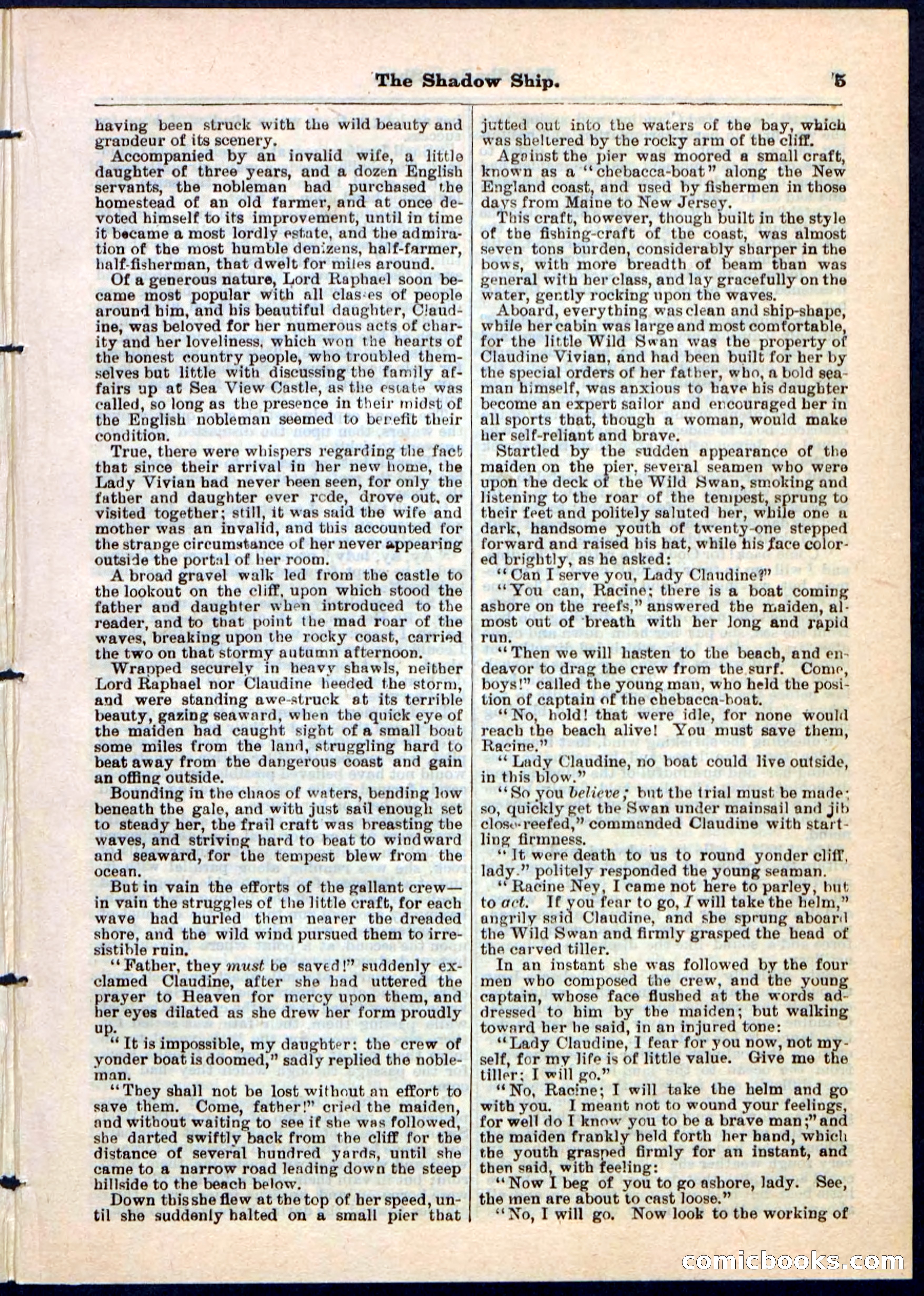 The Shadow Ship; or, The Rival Lieutenants — page 5 of 32