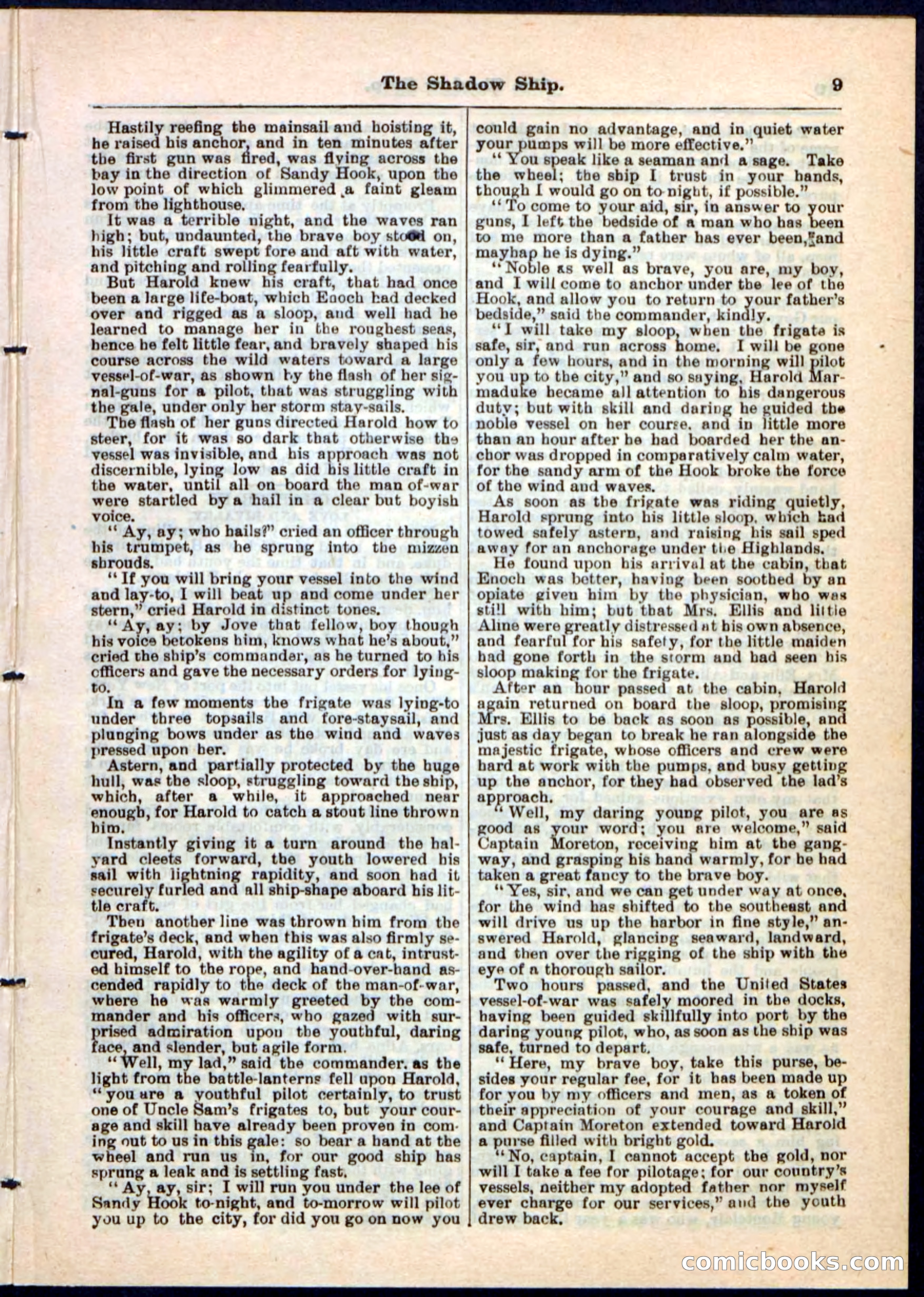 The Shadow Ship; or, The Rival Lieutenants — page 9 of 32