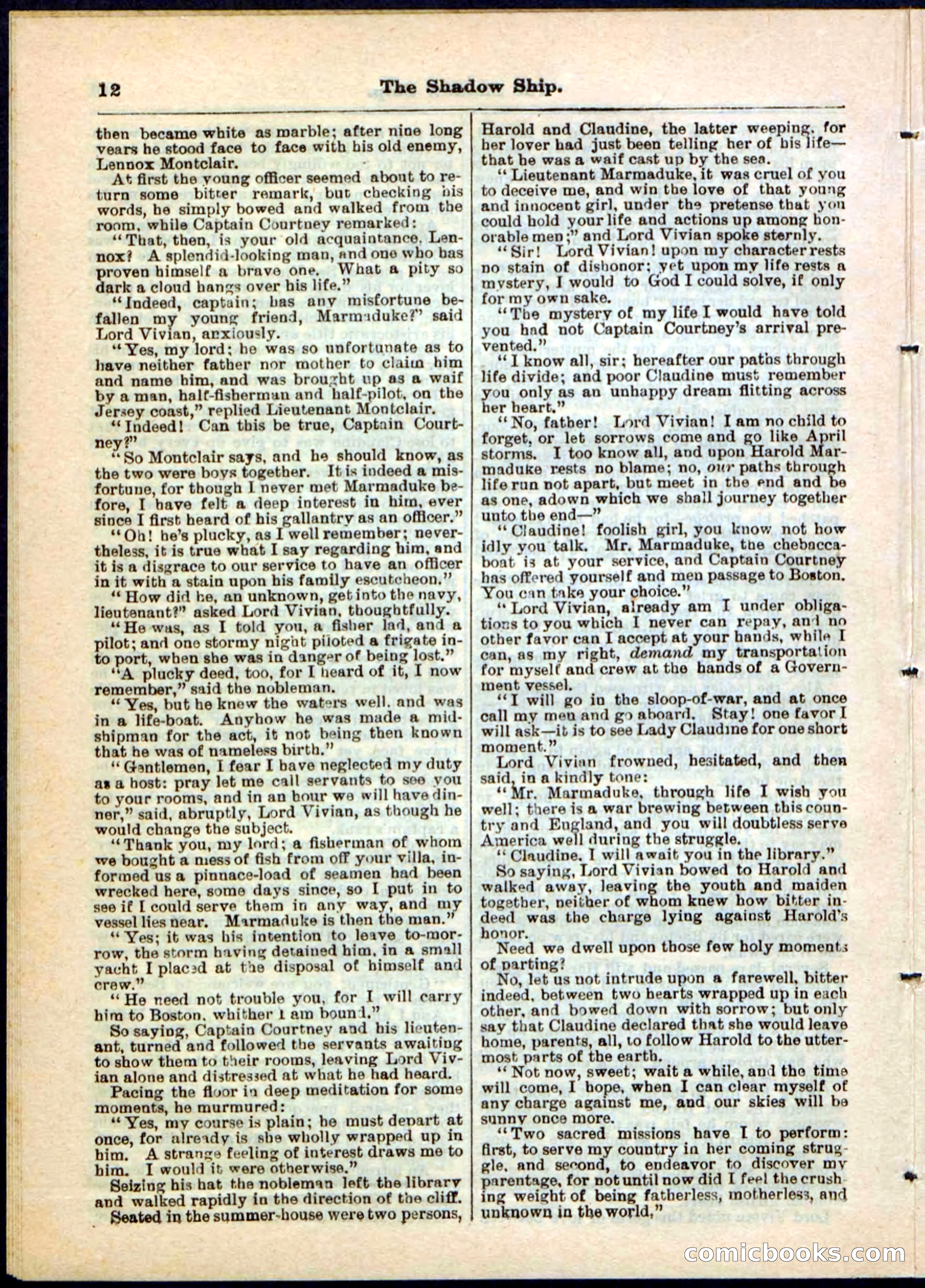 The Shadow Ship; or, The Rival Lieutenants — page 12 of 32